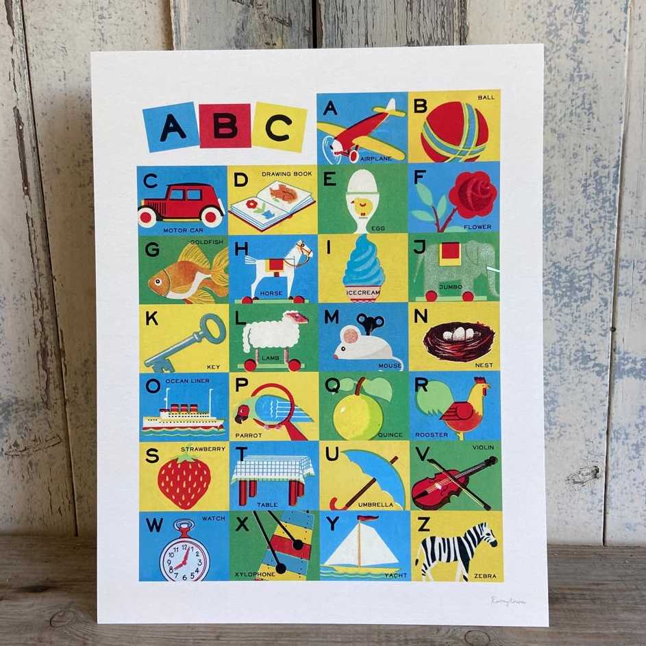 ABC Blocks Fine Art Print Closet Botts