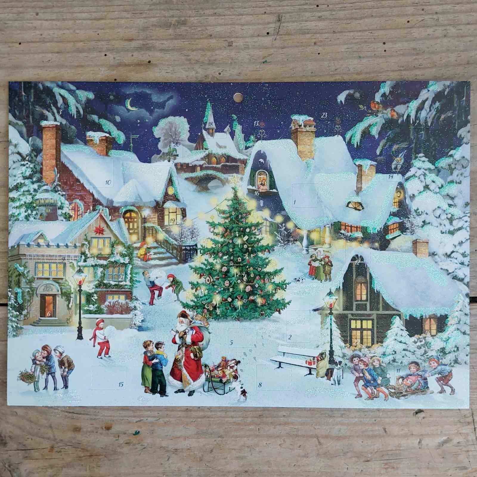 Traditional Advent Calendar - Village on the Hill