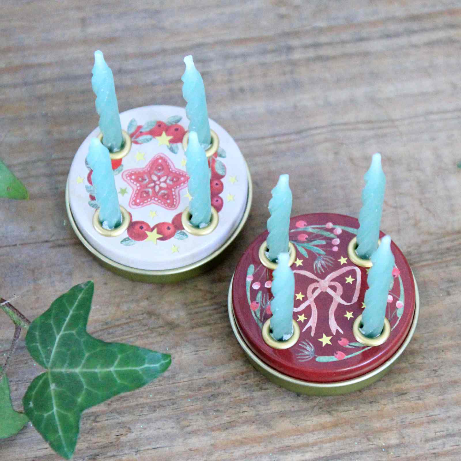 Miniature Advent Tin