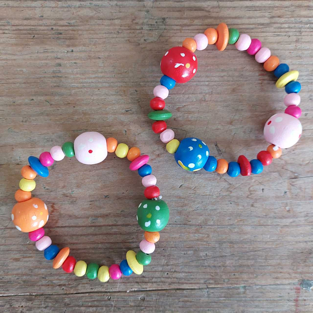 Wooden Bead Bracelet