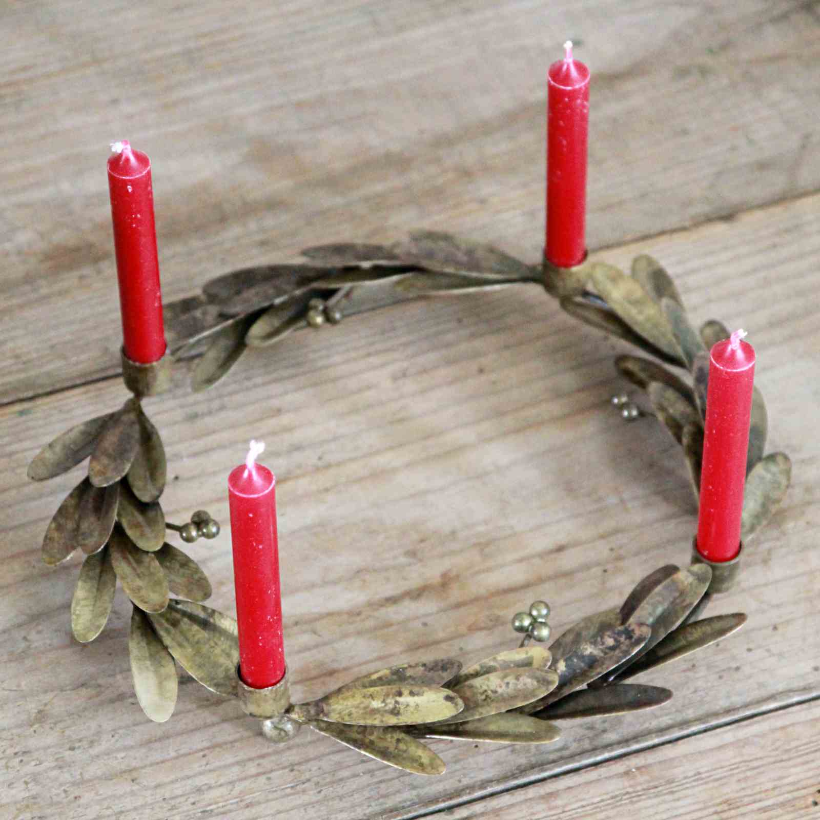 Advent candle ring - four candles