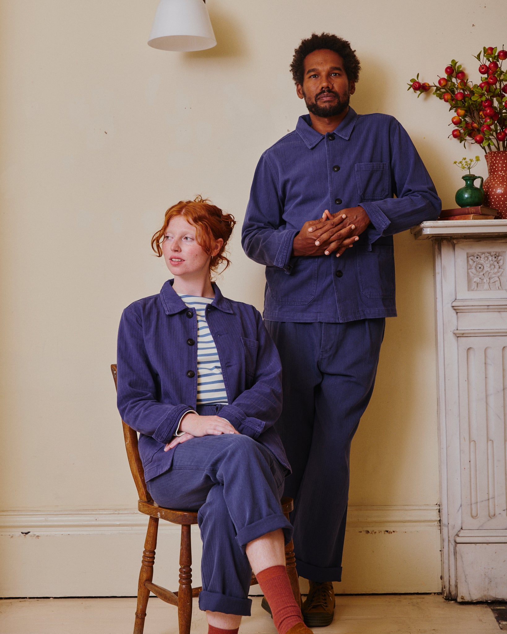 Unisex Herringbone Workwear Suit