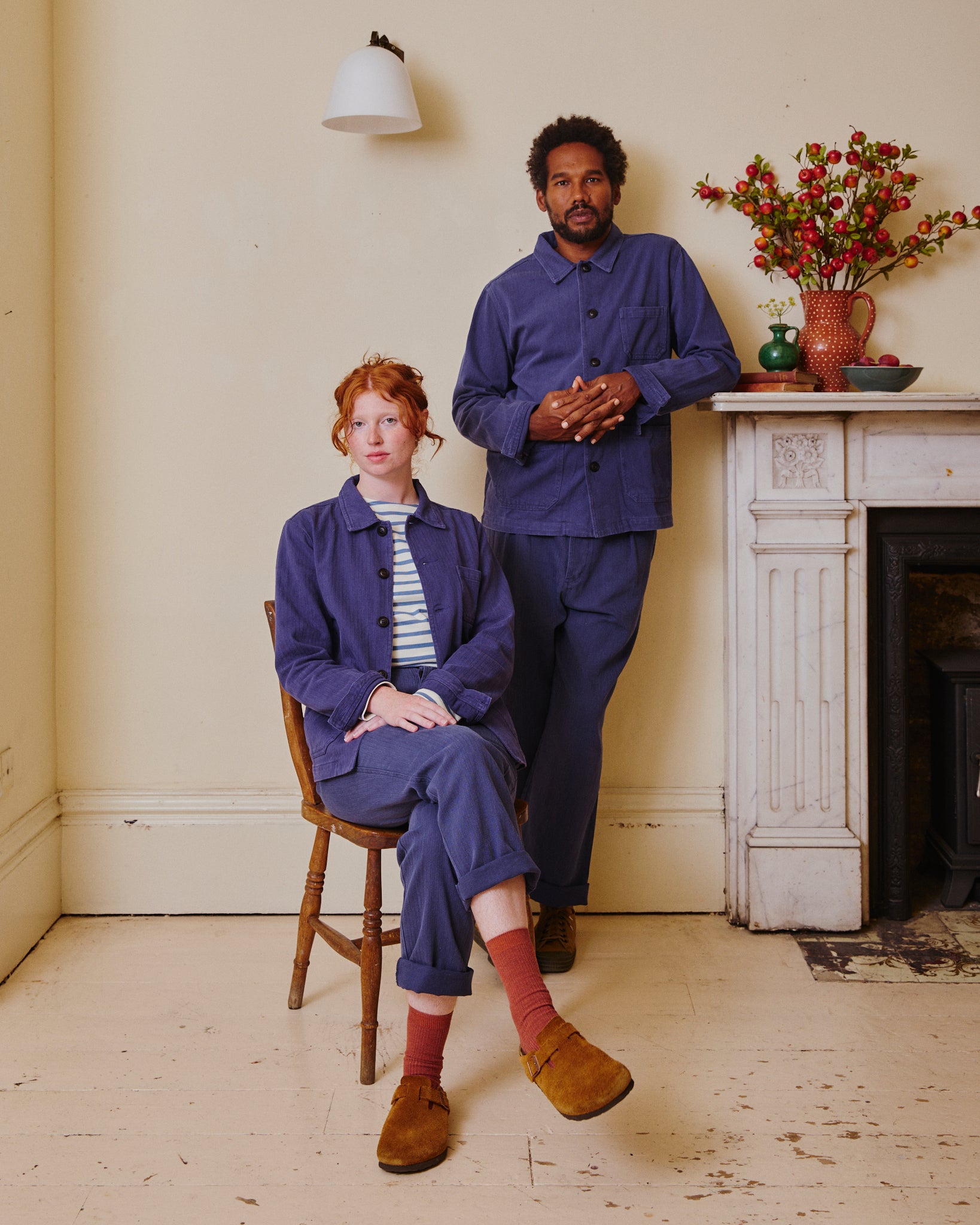 Unisex Herringbone Workwear Suit