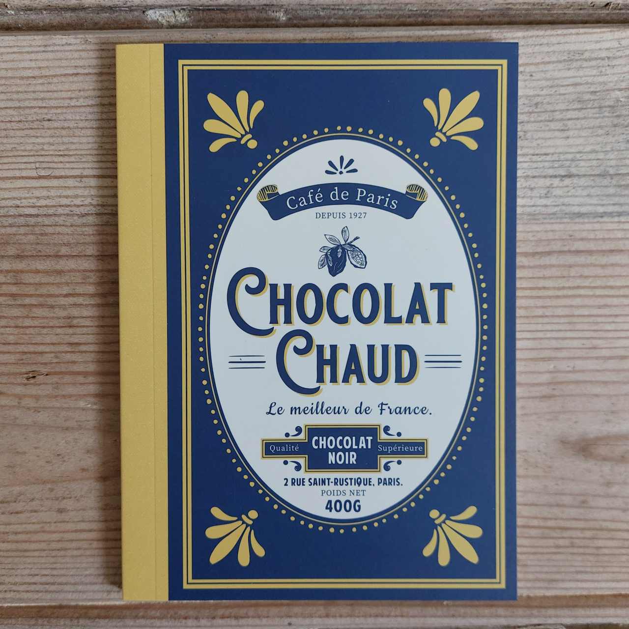 A6 Lined Vintage Cafe de Paris Notebook