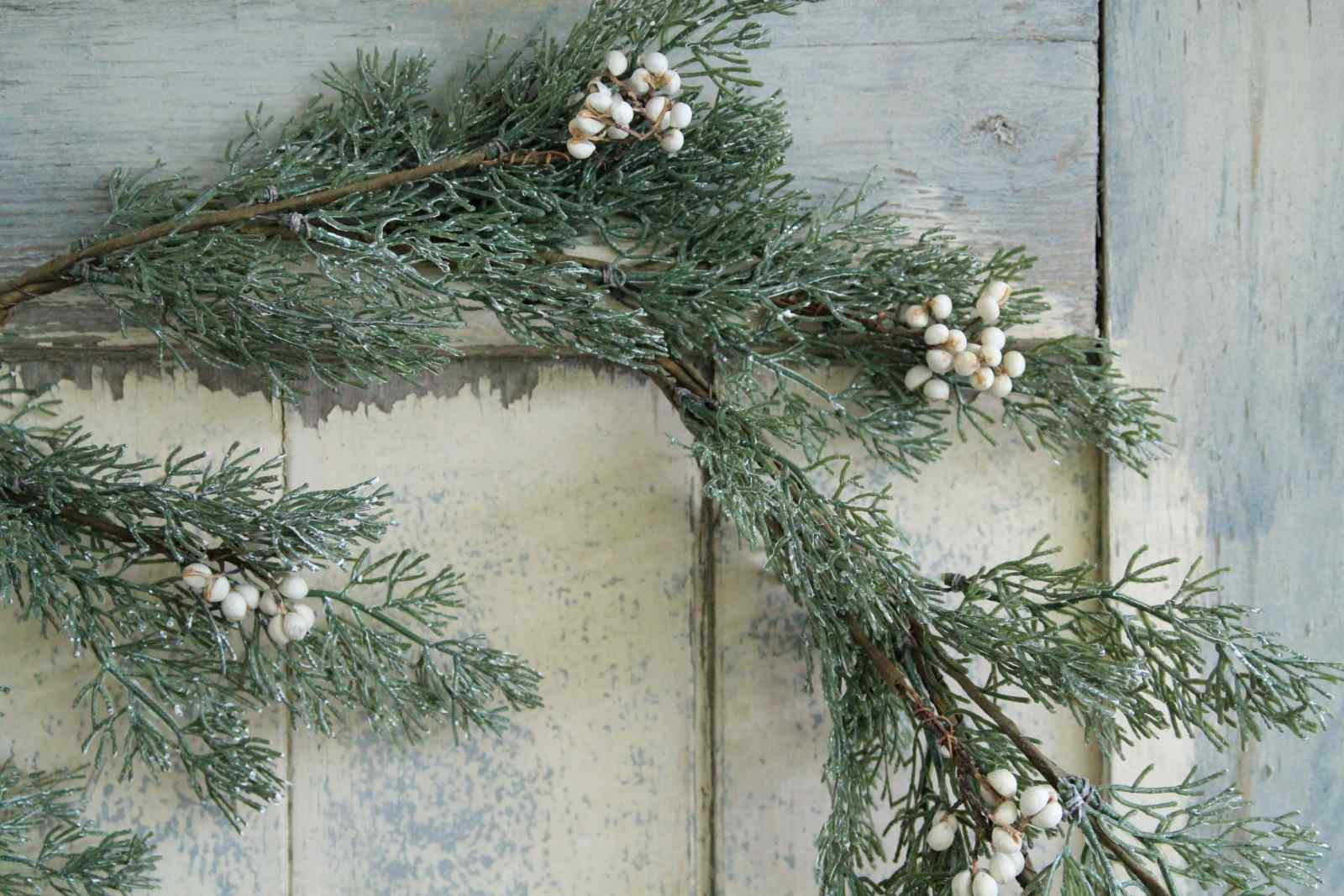 Christmas Garland - White Berries