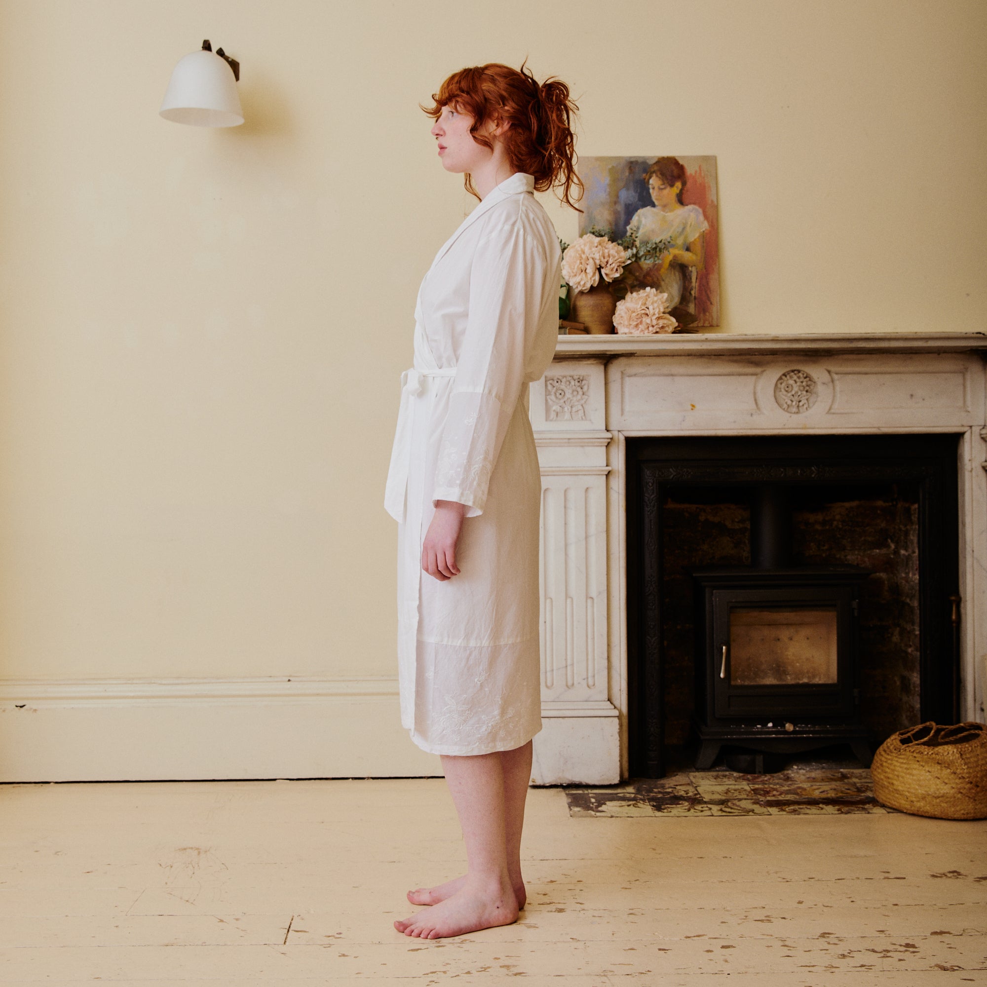 Summer dressing gown cotton