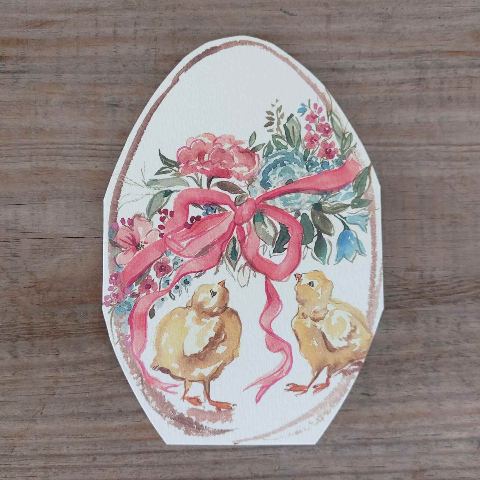 Easter Egg Card - Chicks