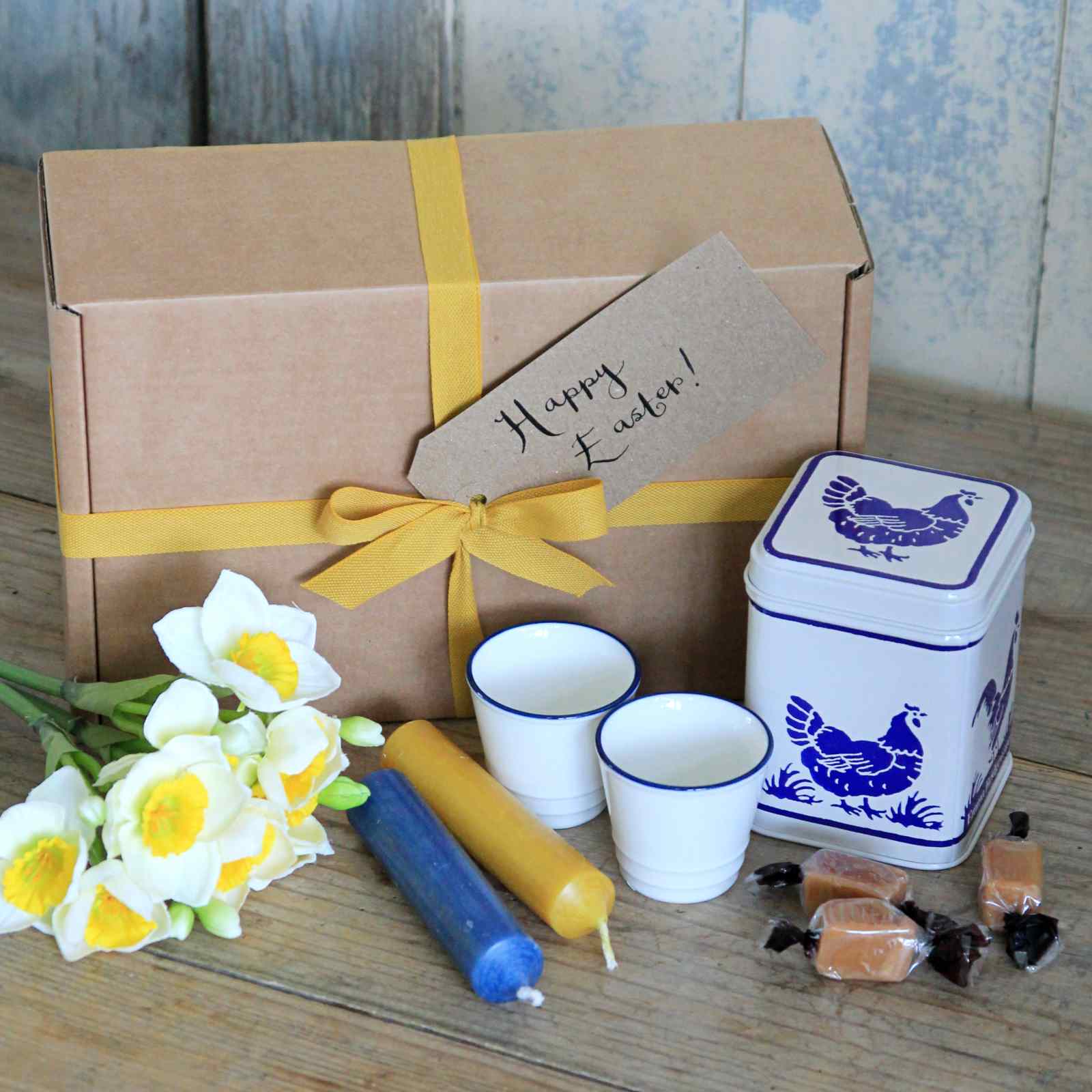 Easter Gift Box - Blue Hens