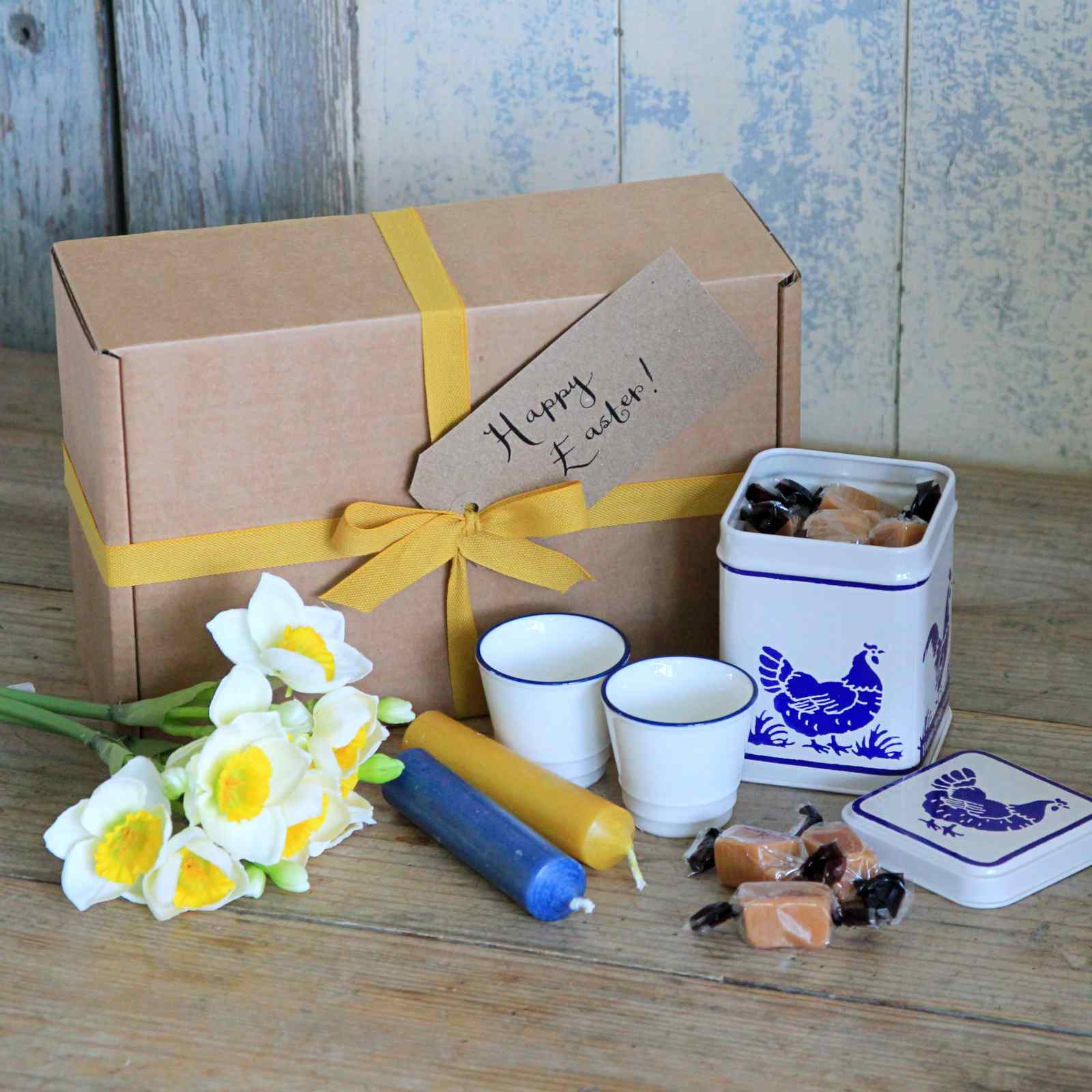 Easter Gift Box - Blue Hens