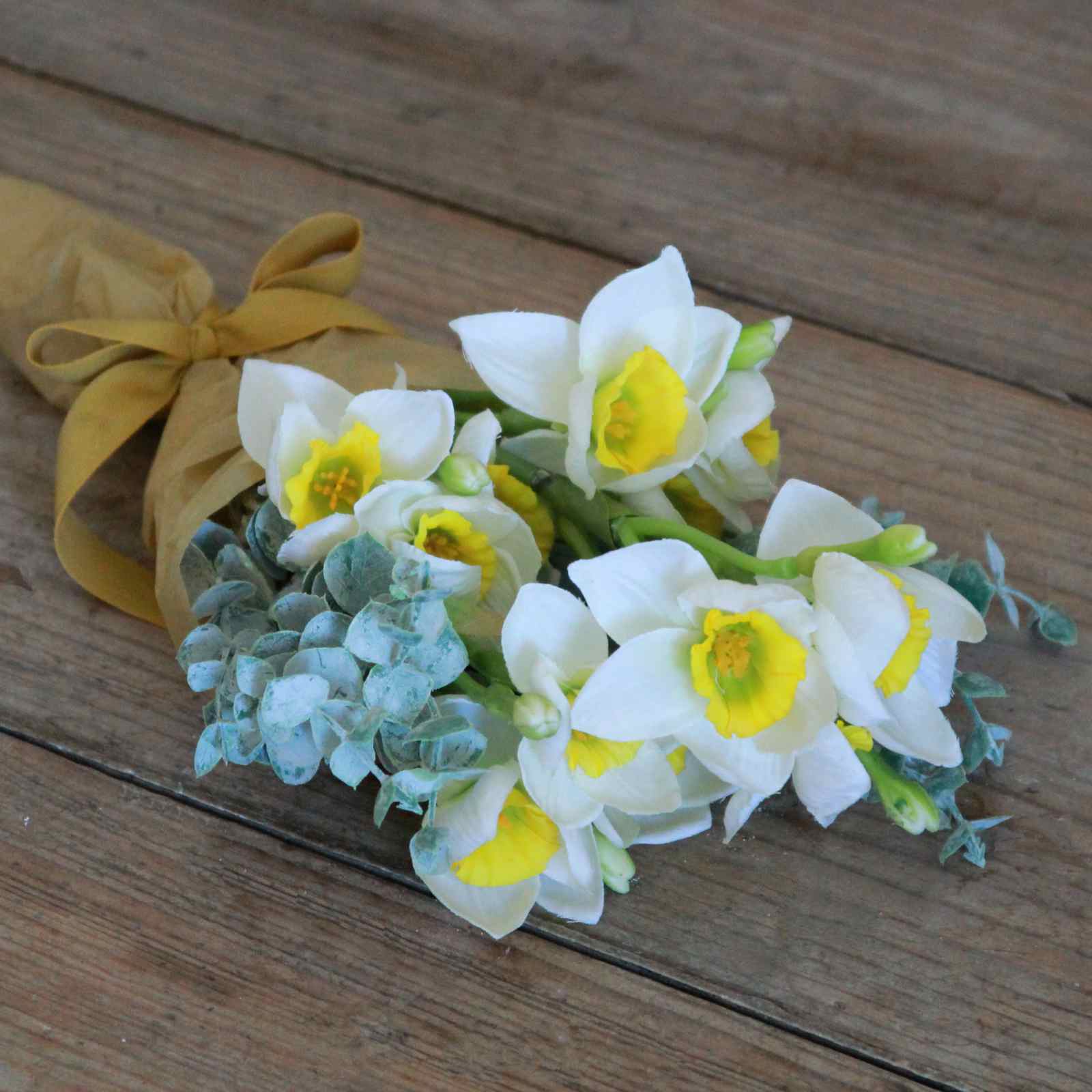 Daffodil & Eucalyptus Spring Bouquet