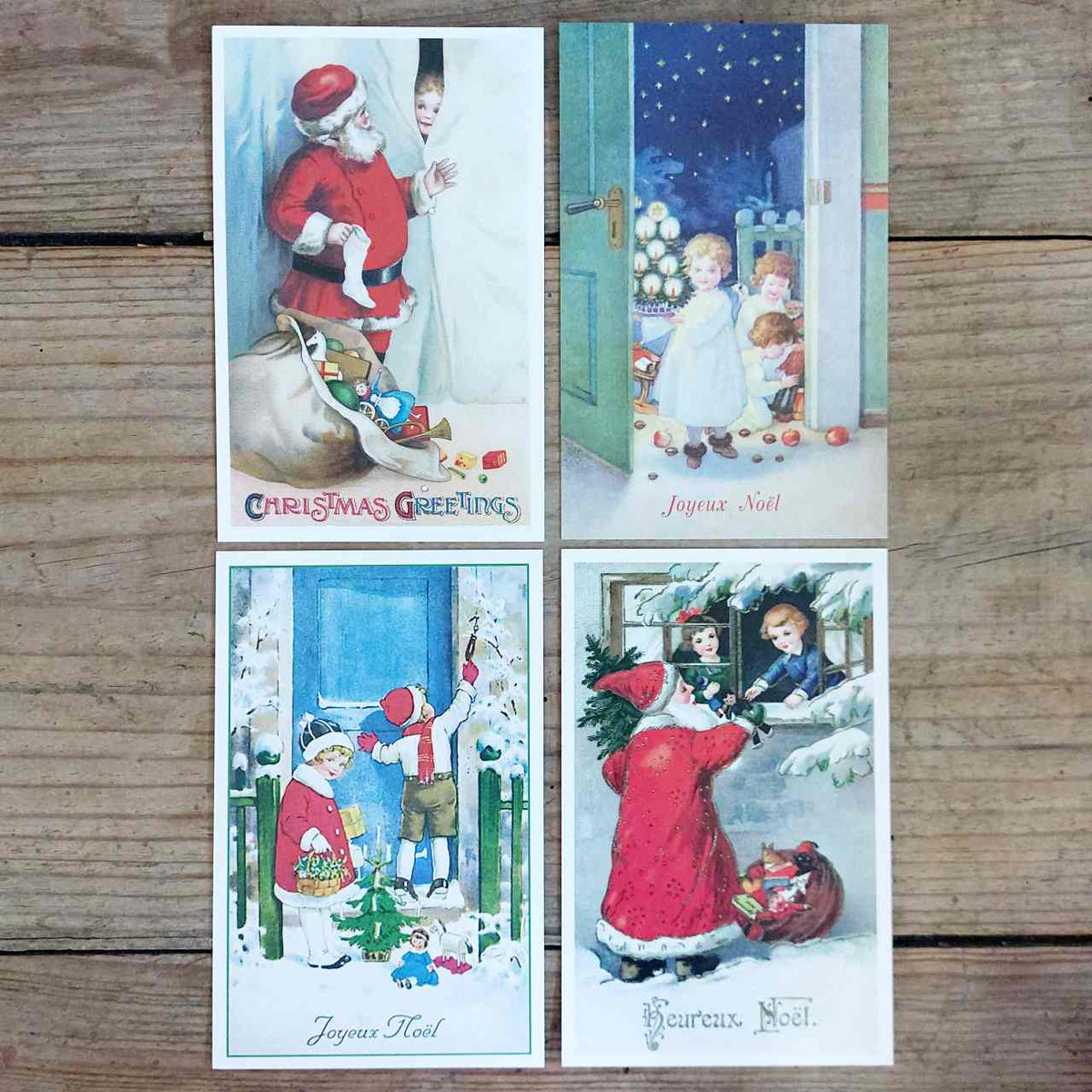 Vintage French Christmas Postcards