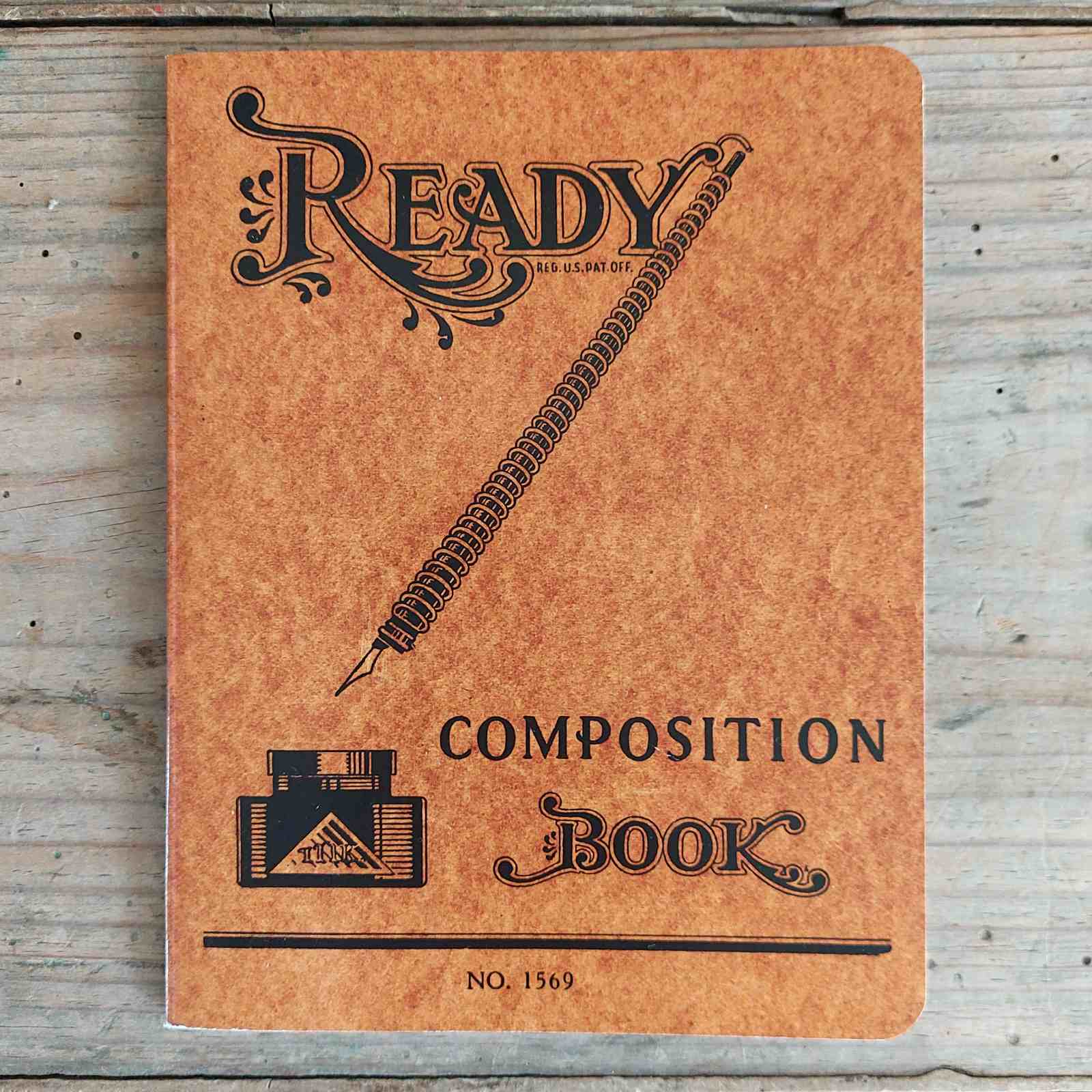 Vintage French Notebook - Lined journal