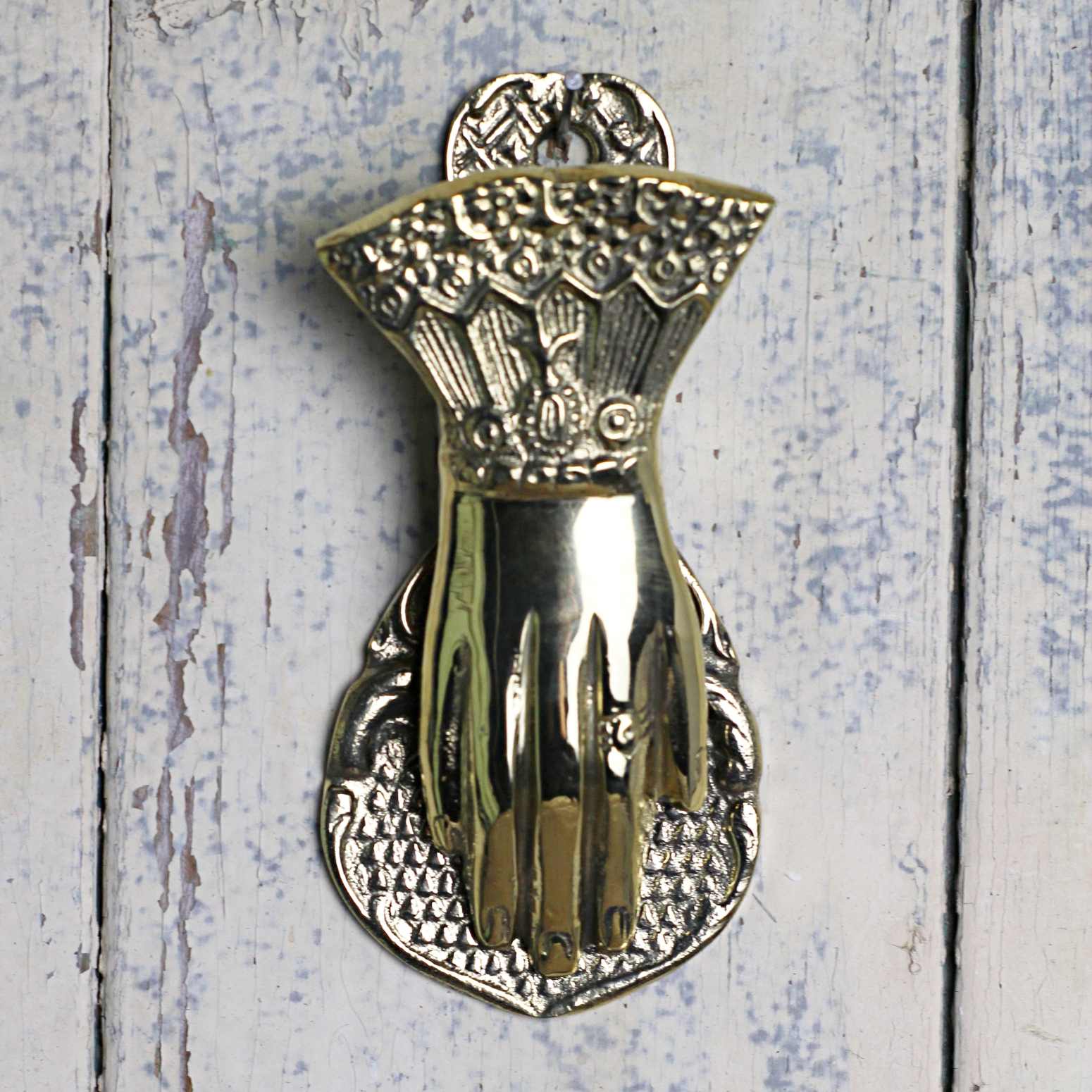 Victorian Brass Hand Paper Clip