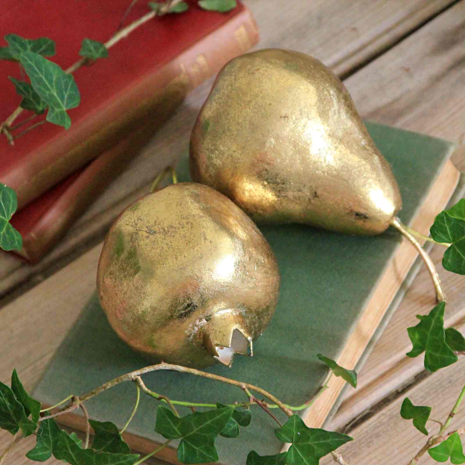 Antique Gold Pomegranate Decoration