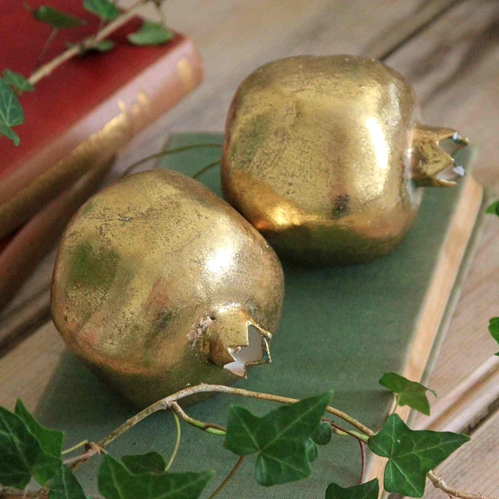 Antique Gold Pomegranate Decoration