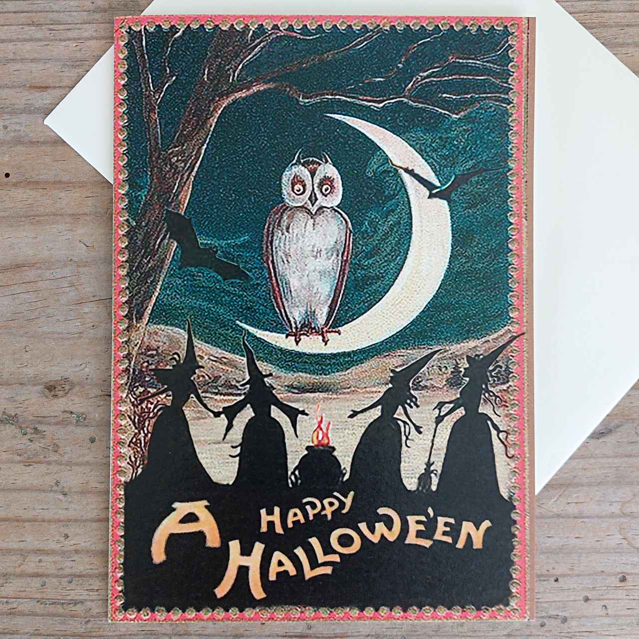 Happy Halloween Vintage Greeting Card