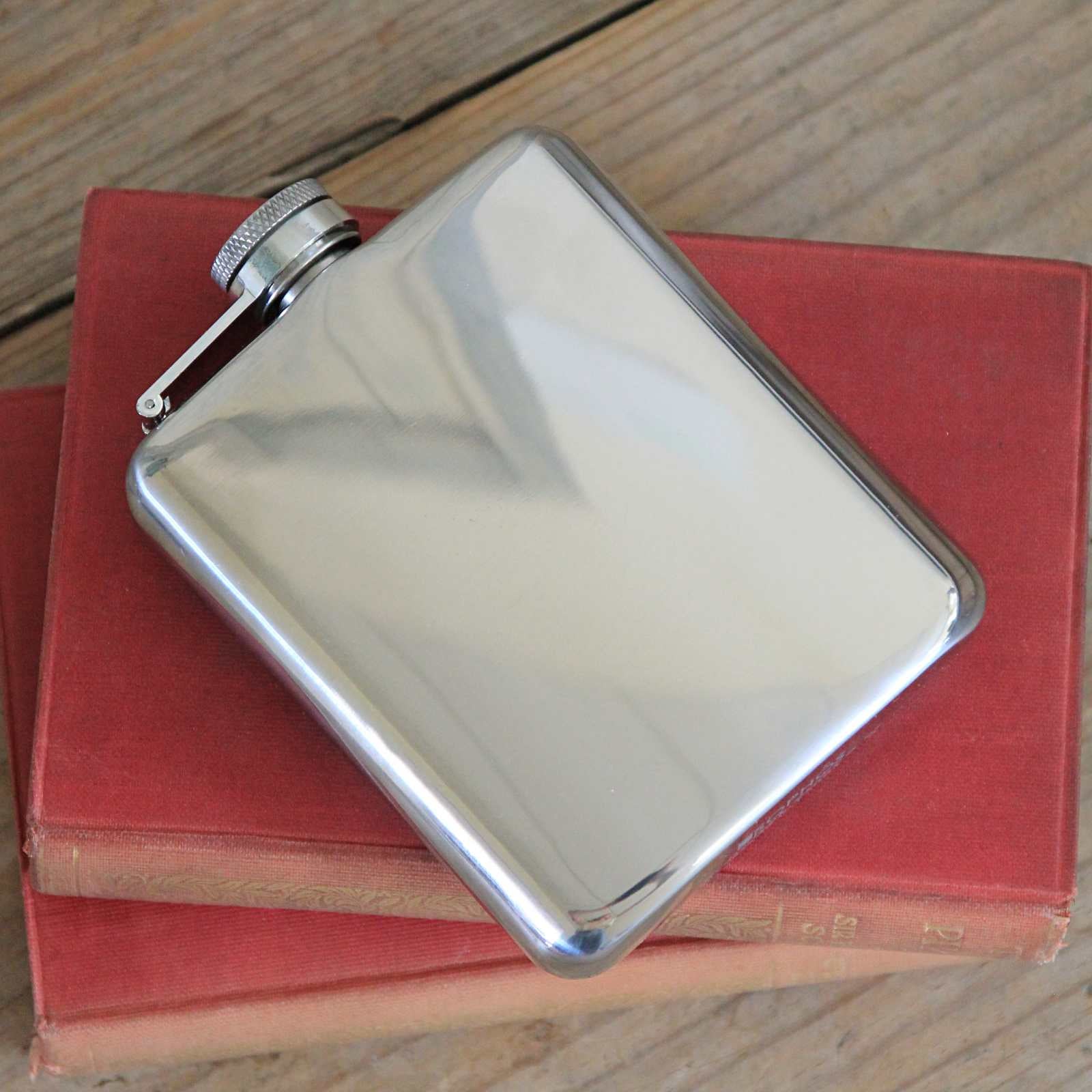 Classic Silver Hip Flask