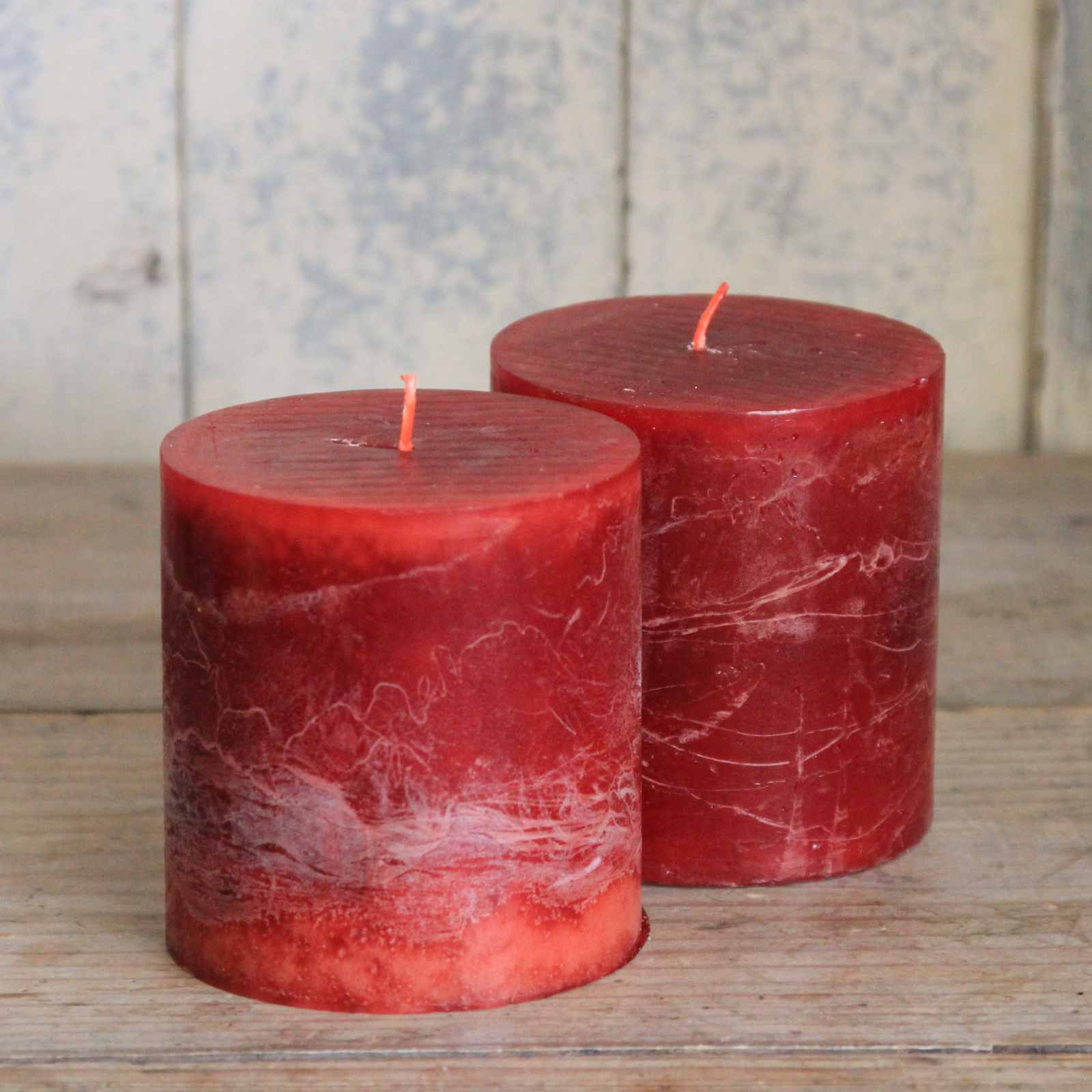 Pillar Candle - Bordeaux Red Christmas candles