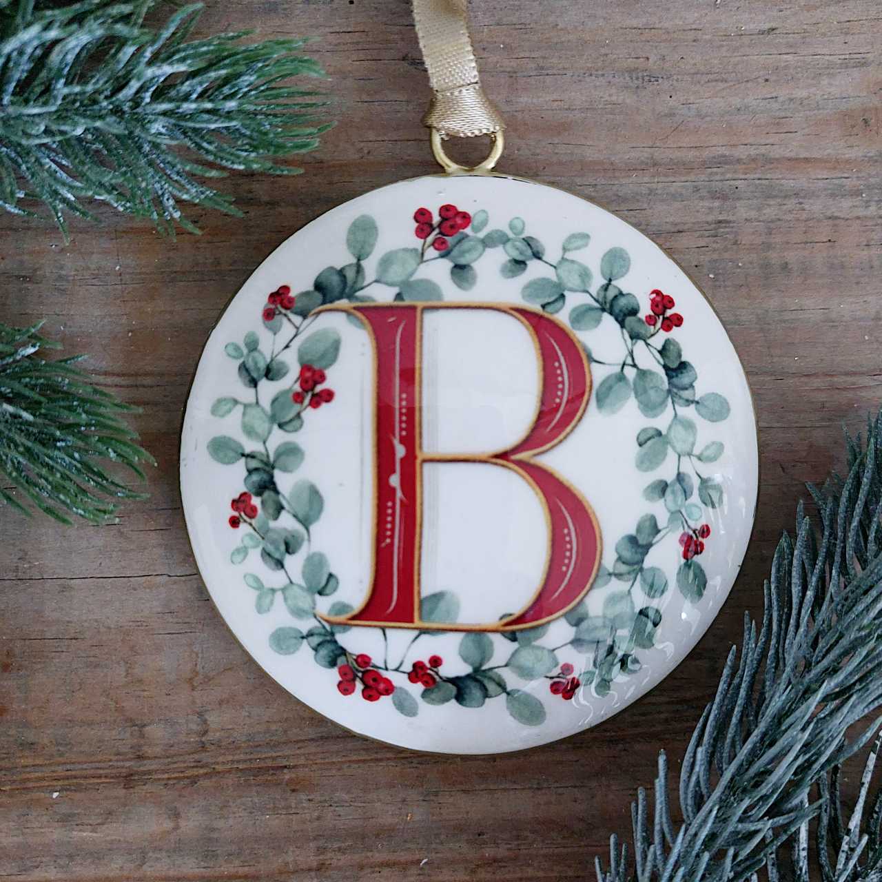 Enamel Letter Christmas Decoration