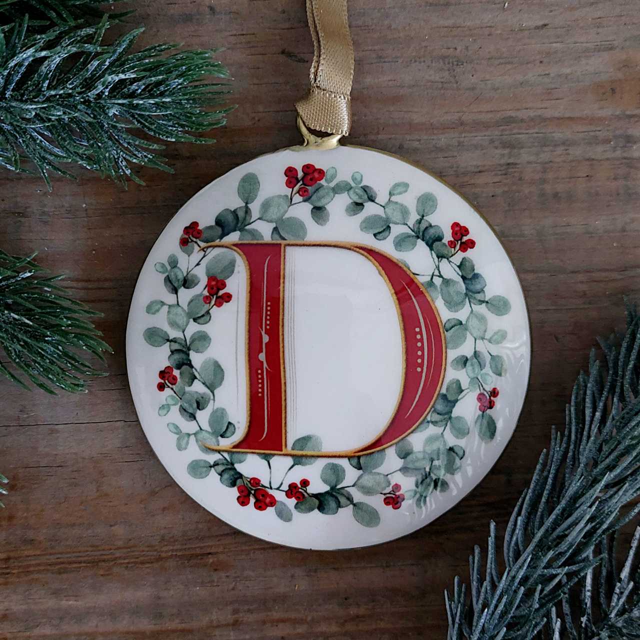 Enamel Letter Christmas Decoration