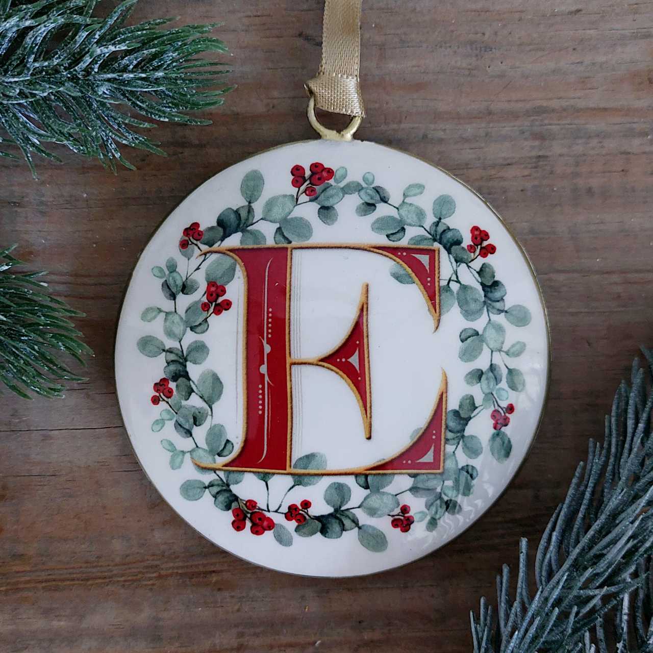 Enamel Letter Christmas Decoration