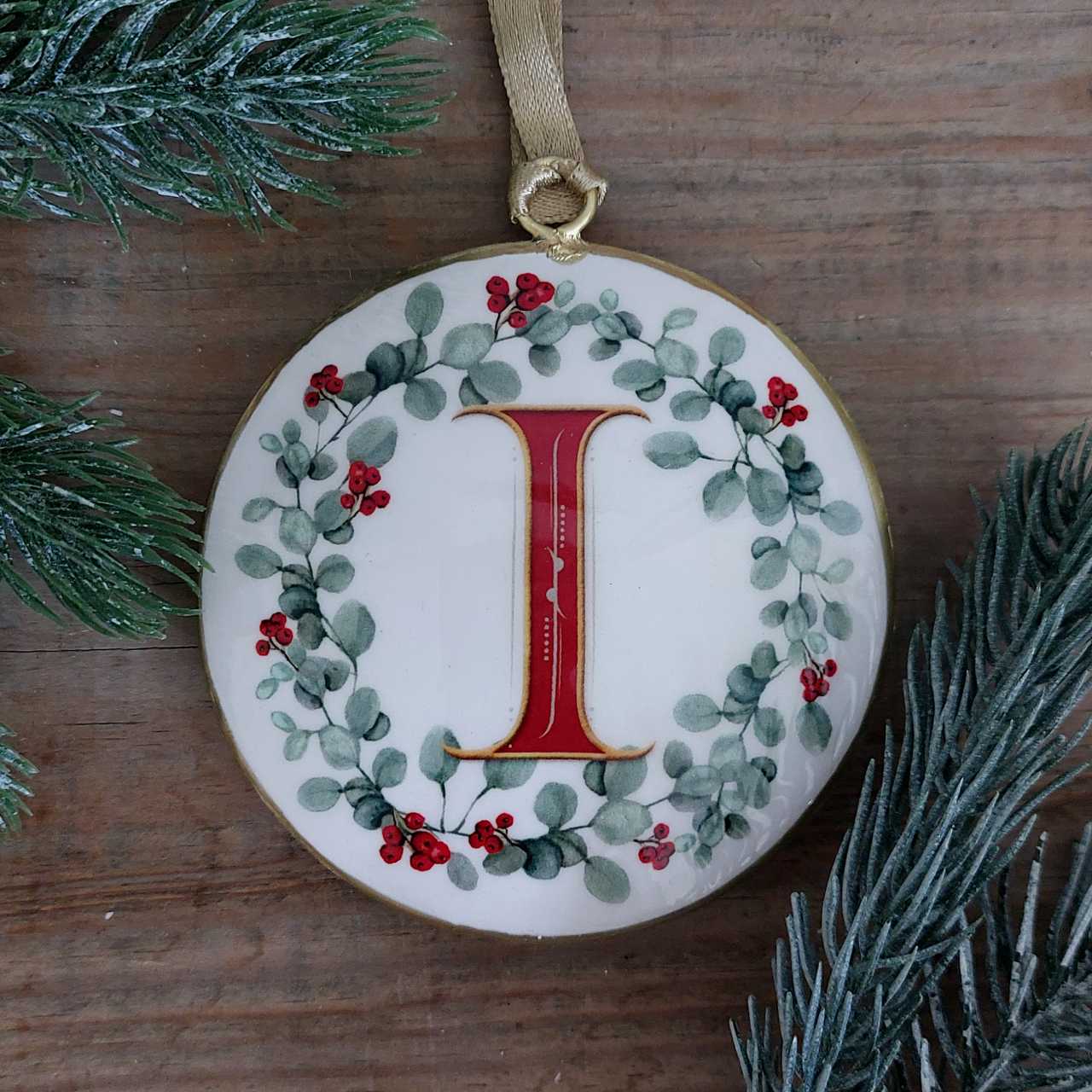 Enamel Letter Christmas Decoration