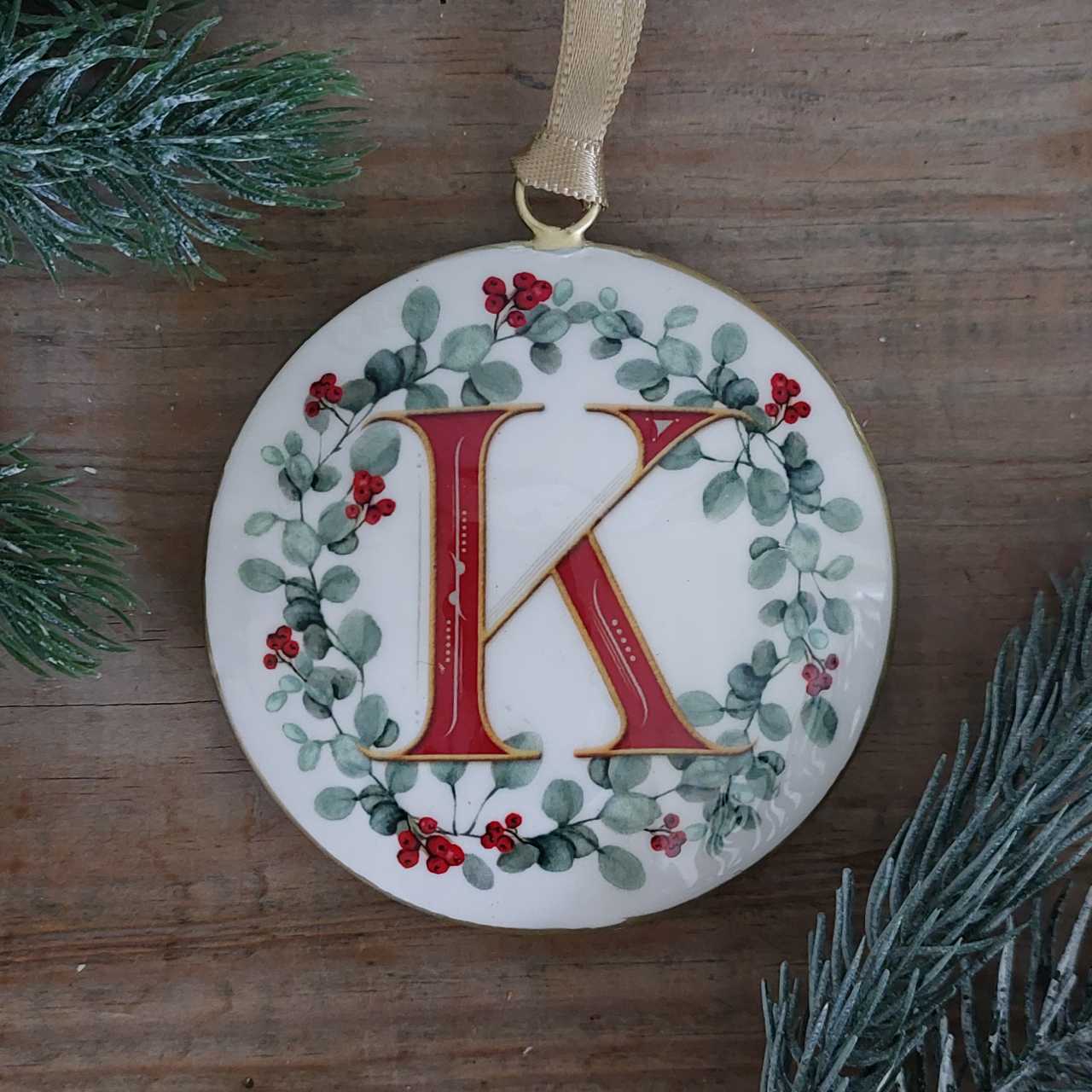 Alphabet Christmas decoration