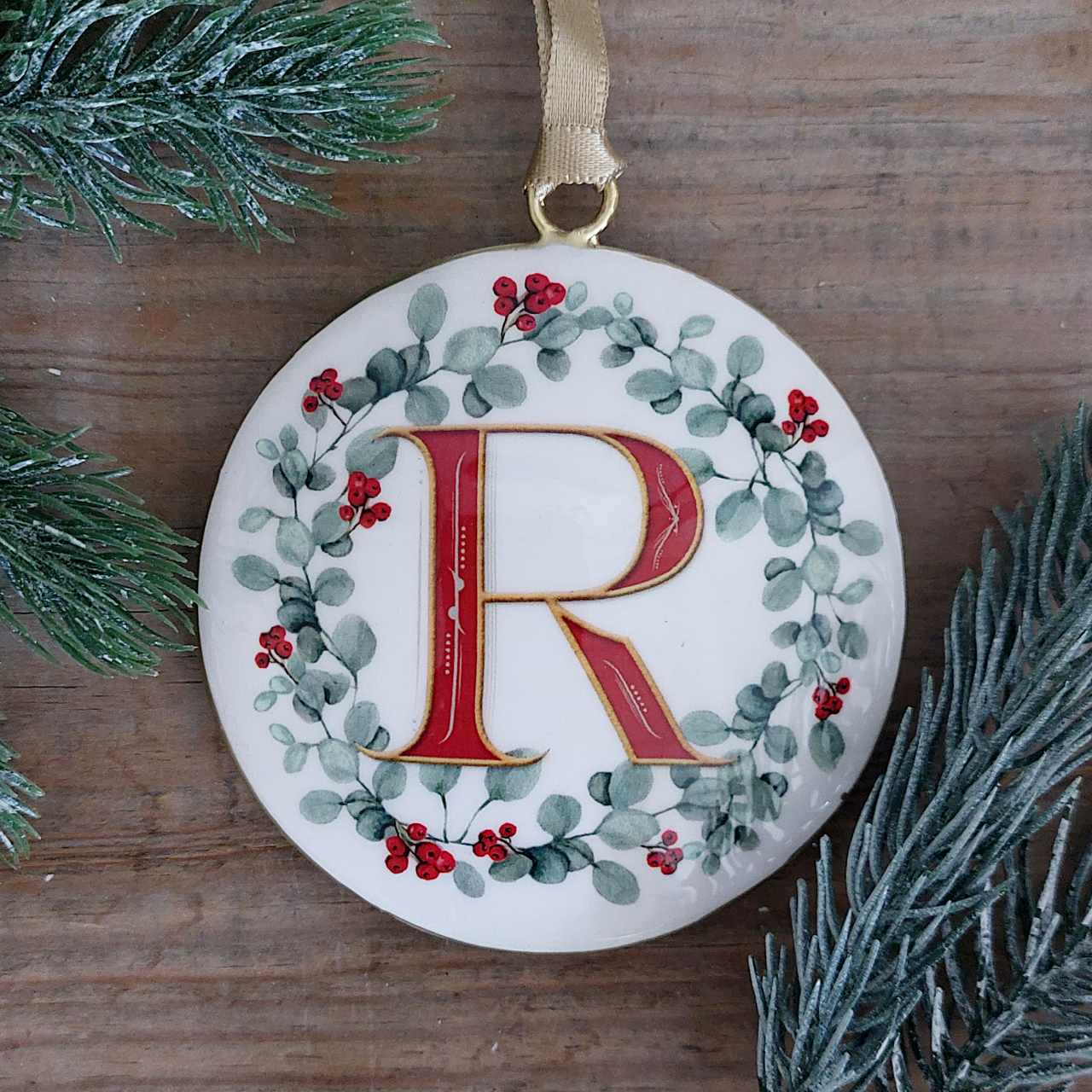 Enamel Letter Christmas Decoration
