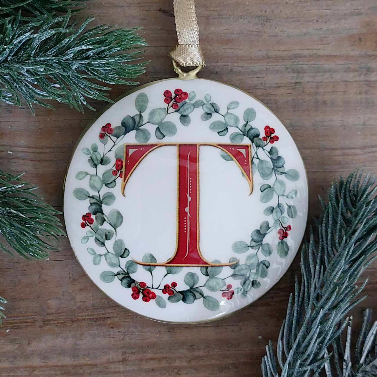 Enamel Letter Christmas Decoration