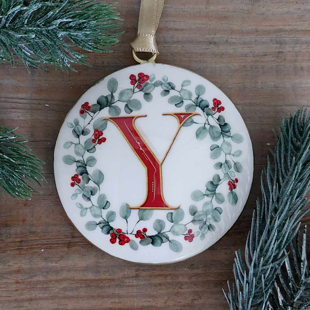 Enamel Letter Christmas Decoration