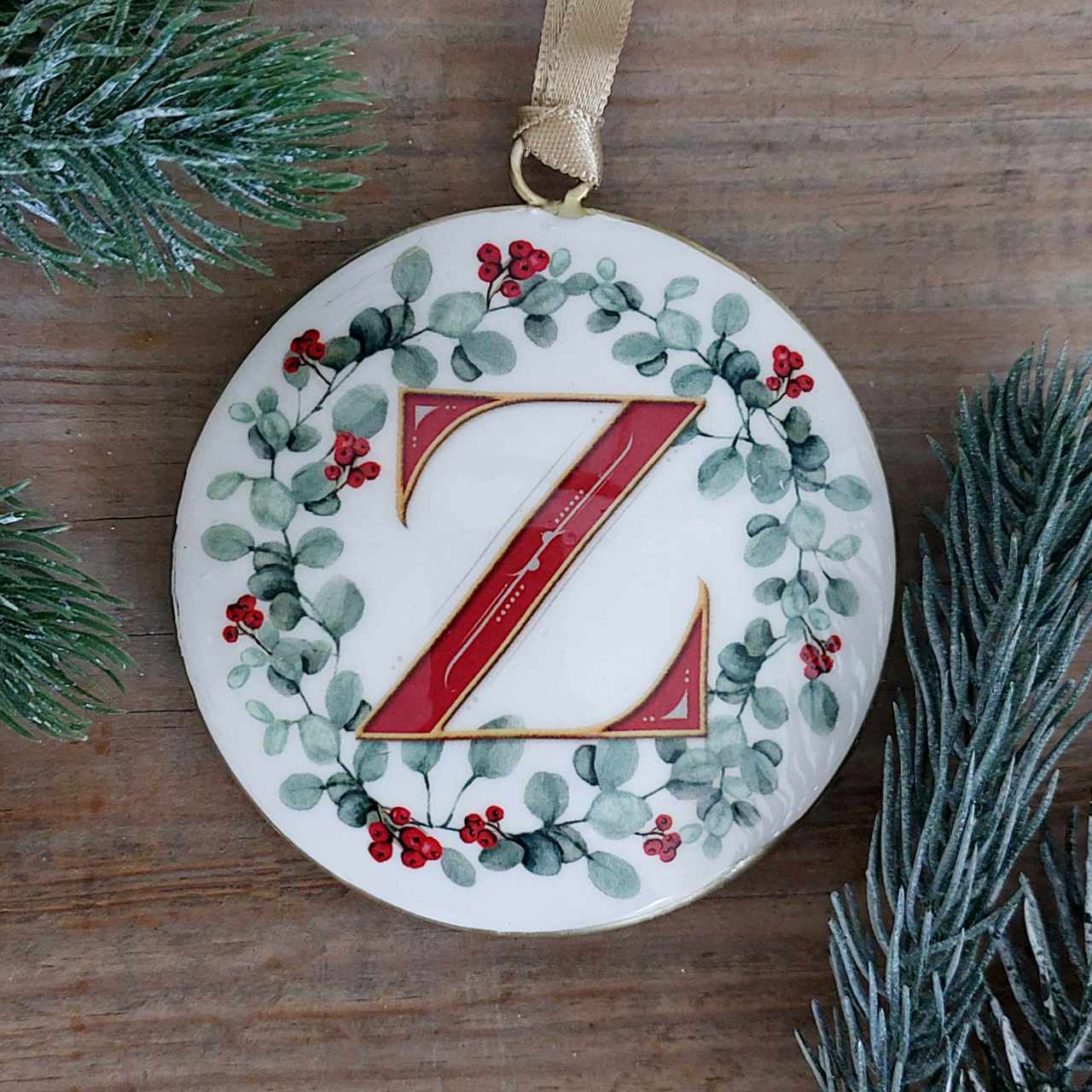 Enamel Letter Christmas Decoration