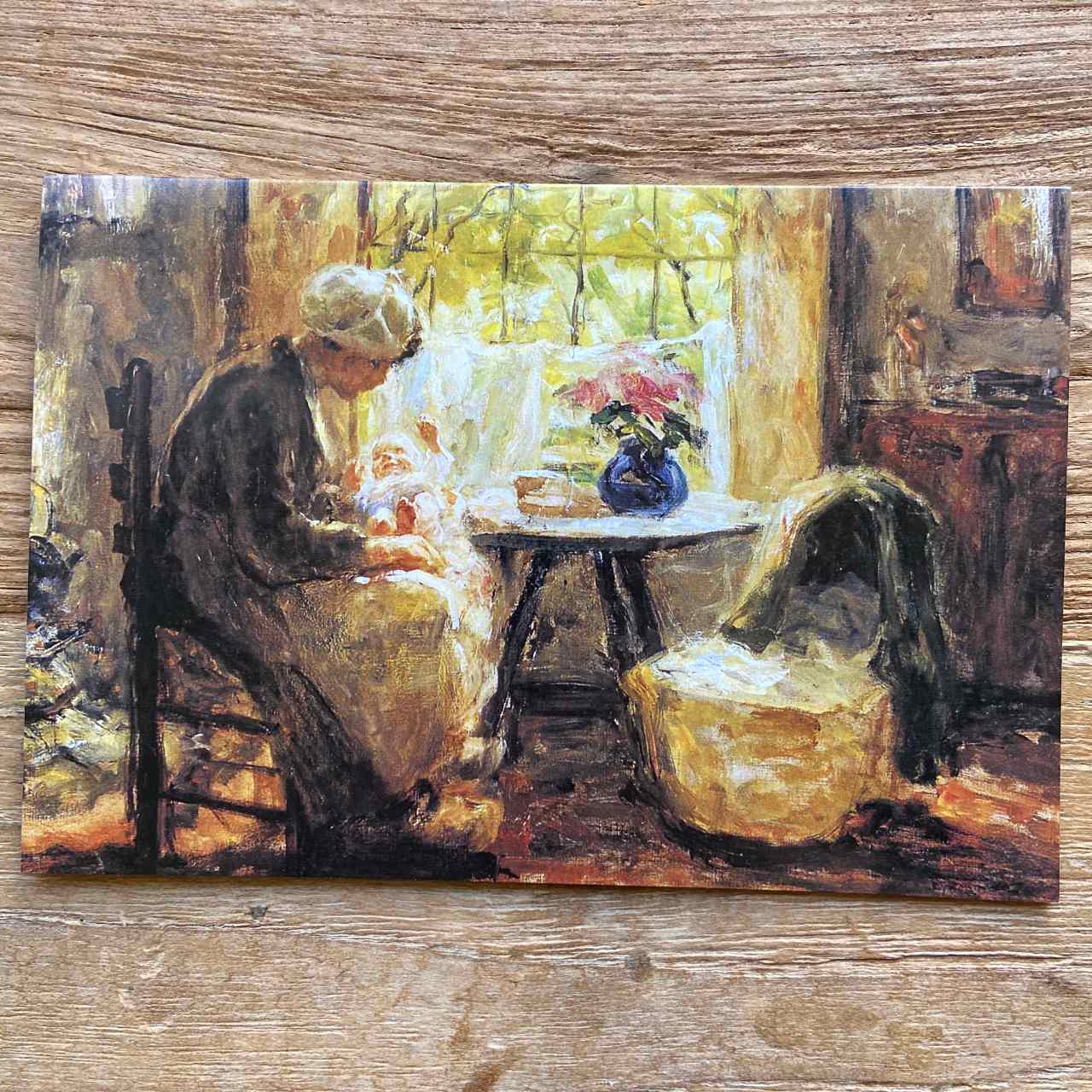 Mother & Child Vintage Card
