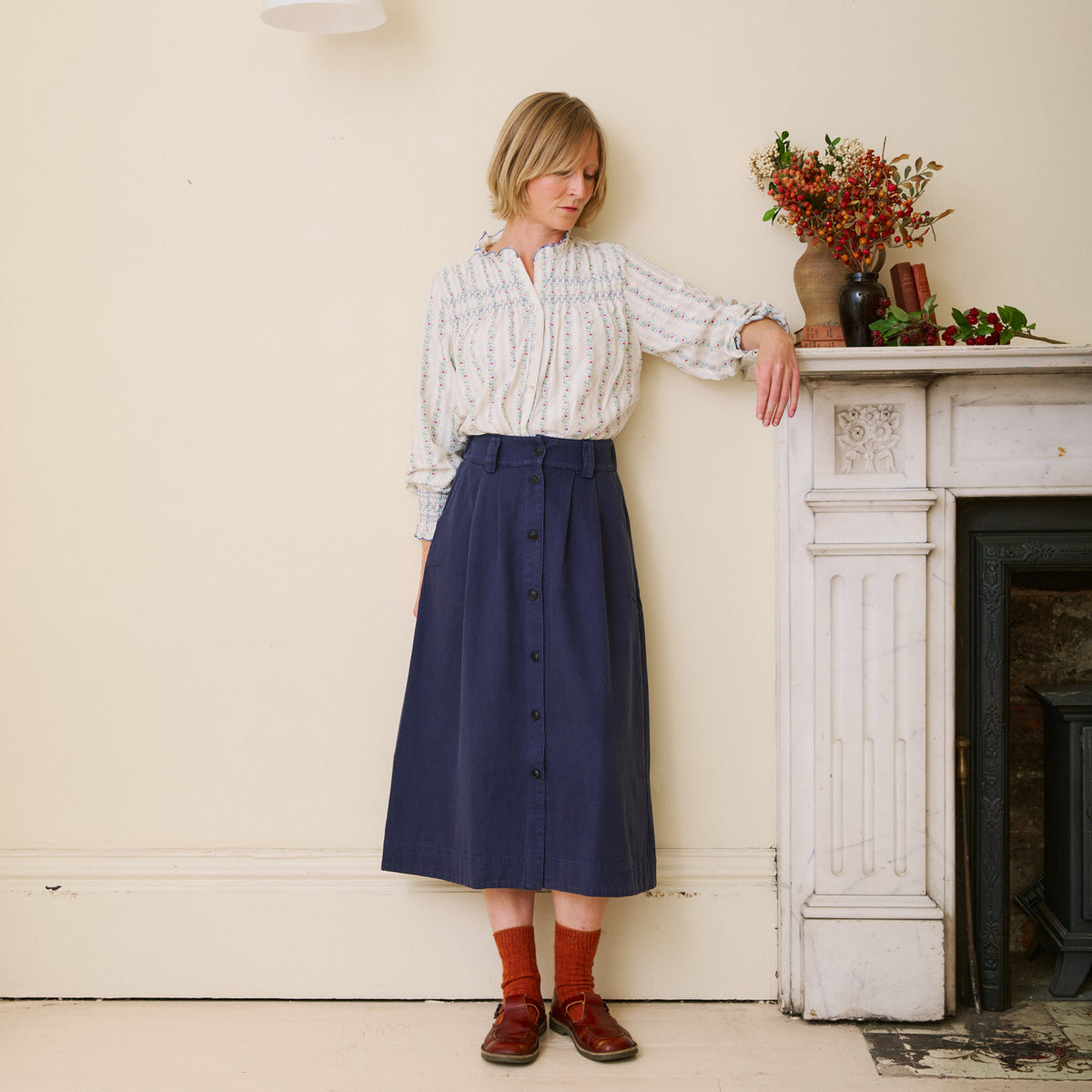 Dauphine Smocked Blouse