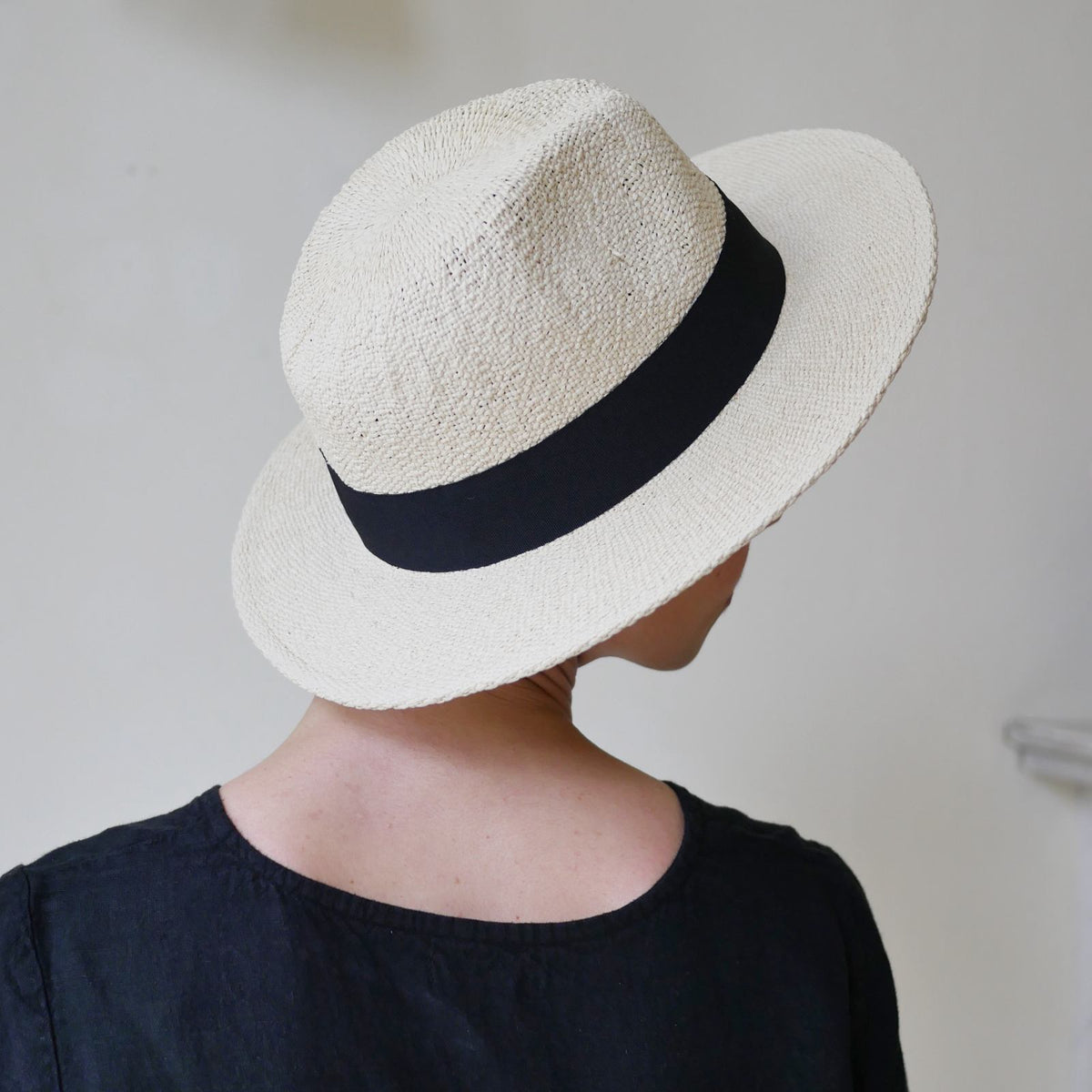 C.C Shell and Pearl Trim Band Panama Sunhat main image 1