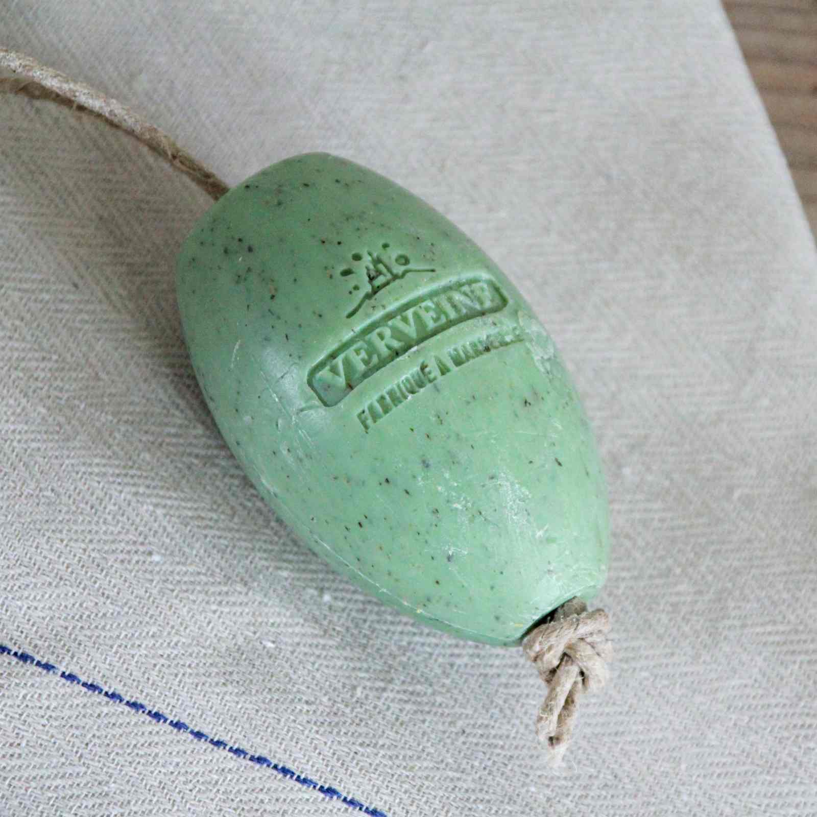 Verbena Soap on a Rope - Savon de Marseille