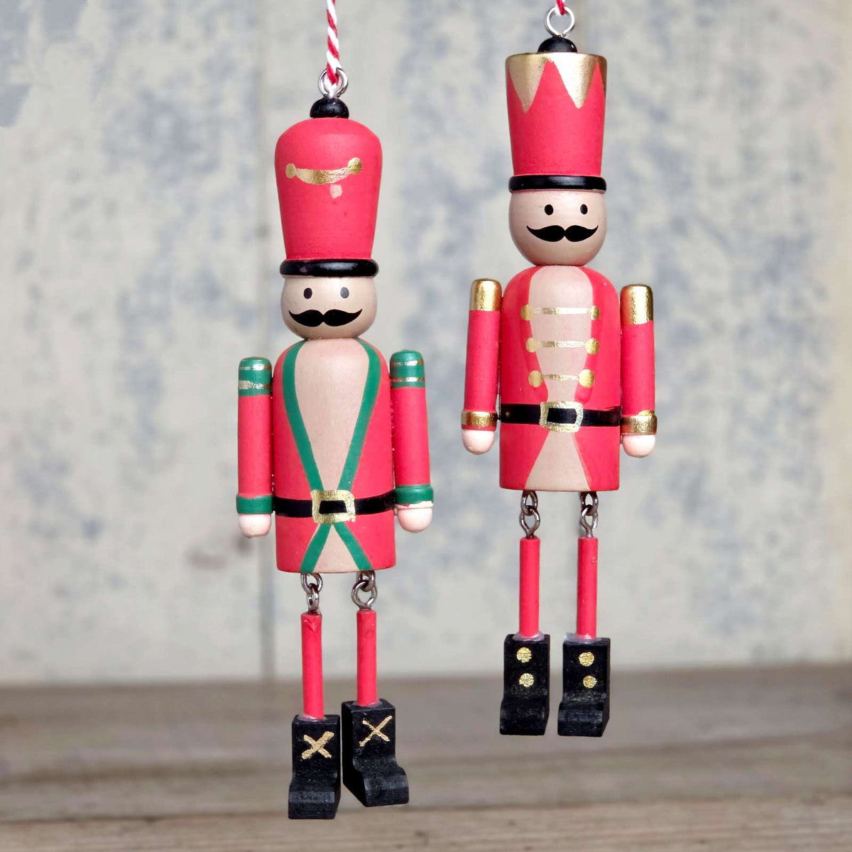 Wooden soldier decoration