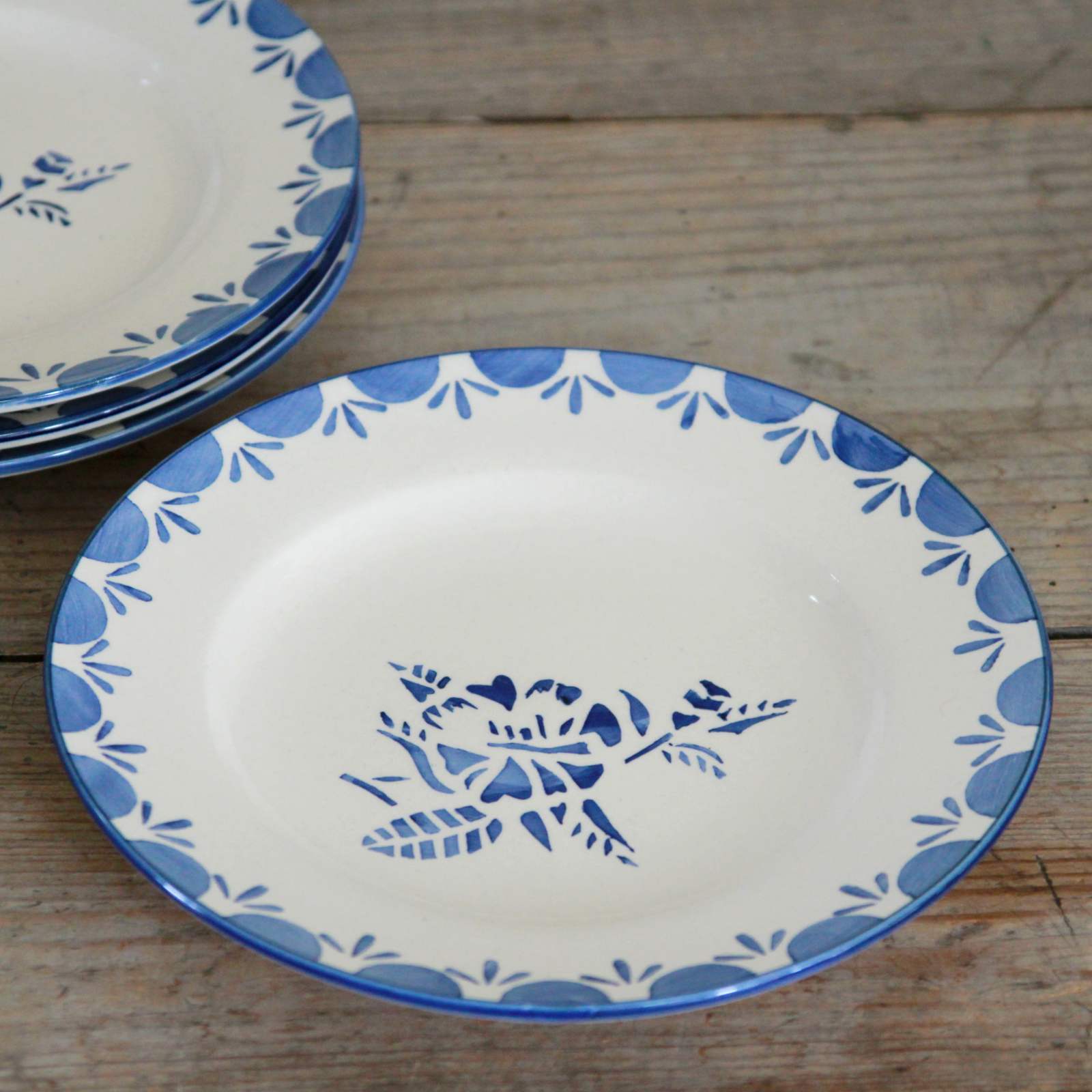 Stencil Plates - Blue Flower