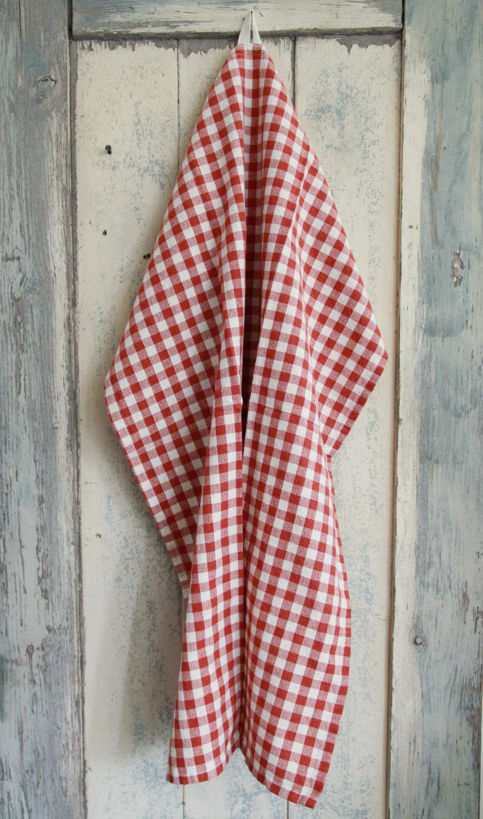 Rust Gingham Tea Towel
