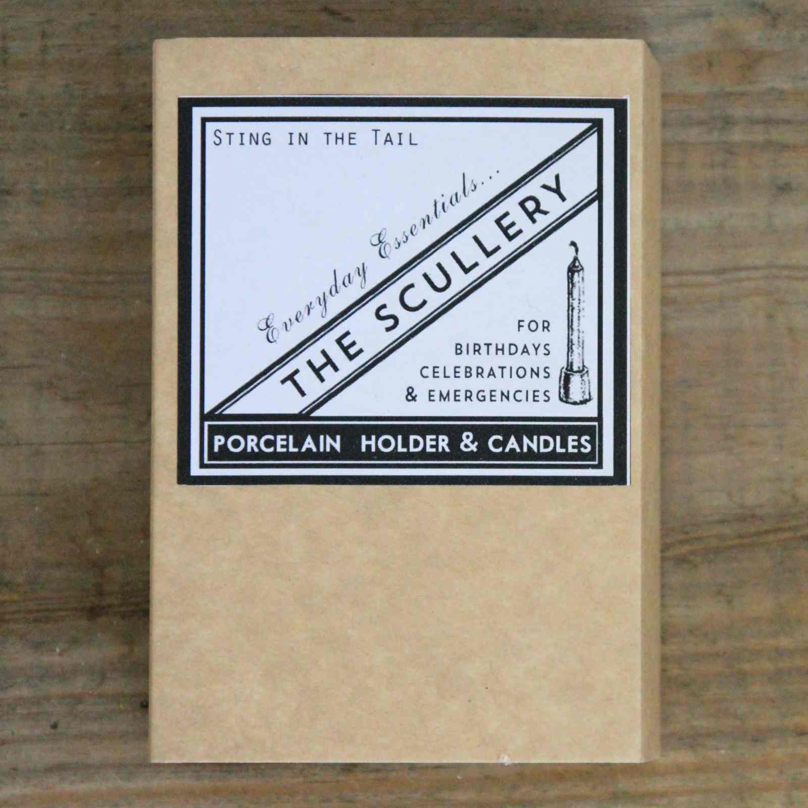 The Scullery Box of Mini Candles & Holder