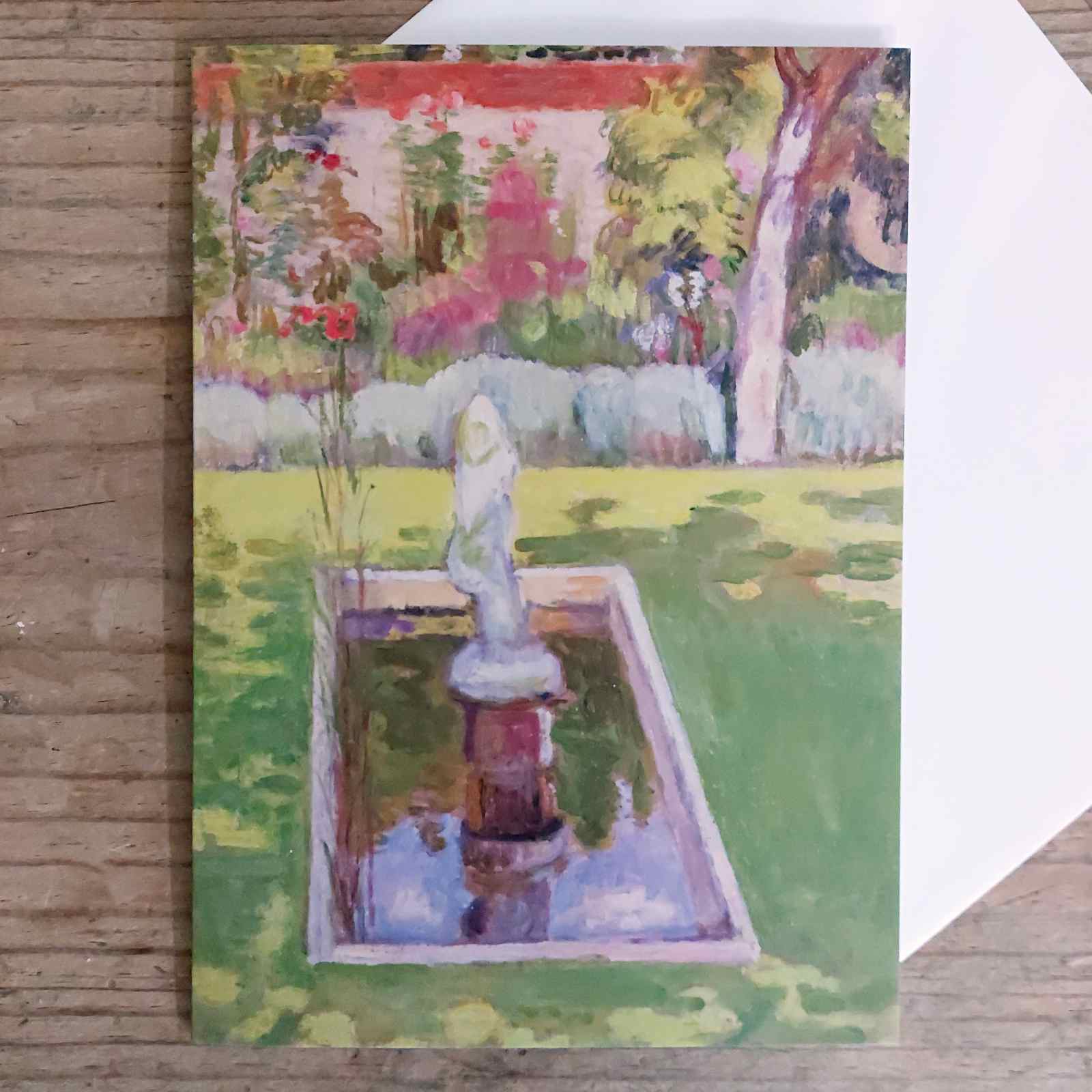Greeting Card - Garden at Charleston, by Vanessa Bell.
