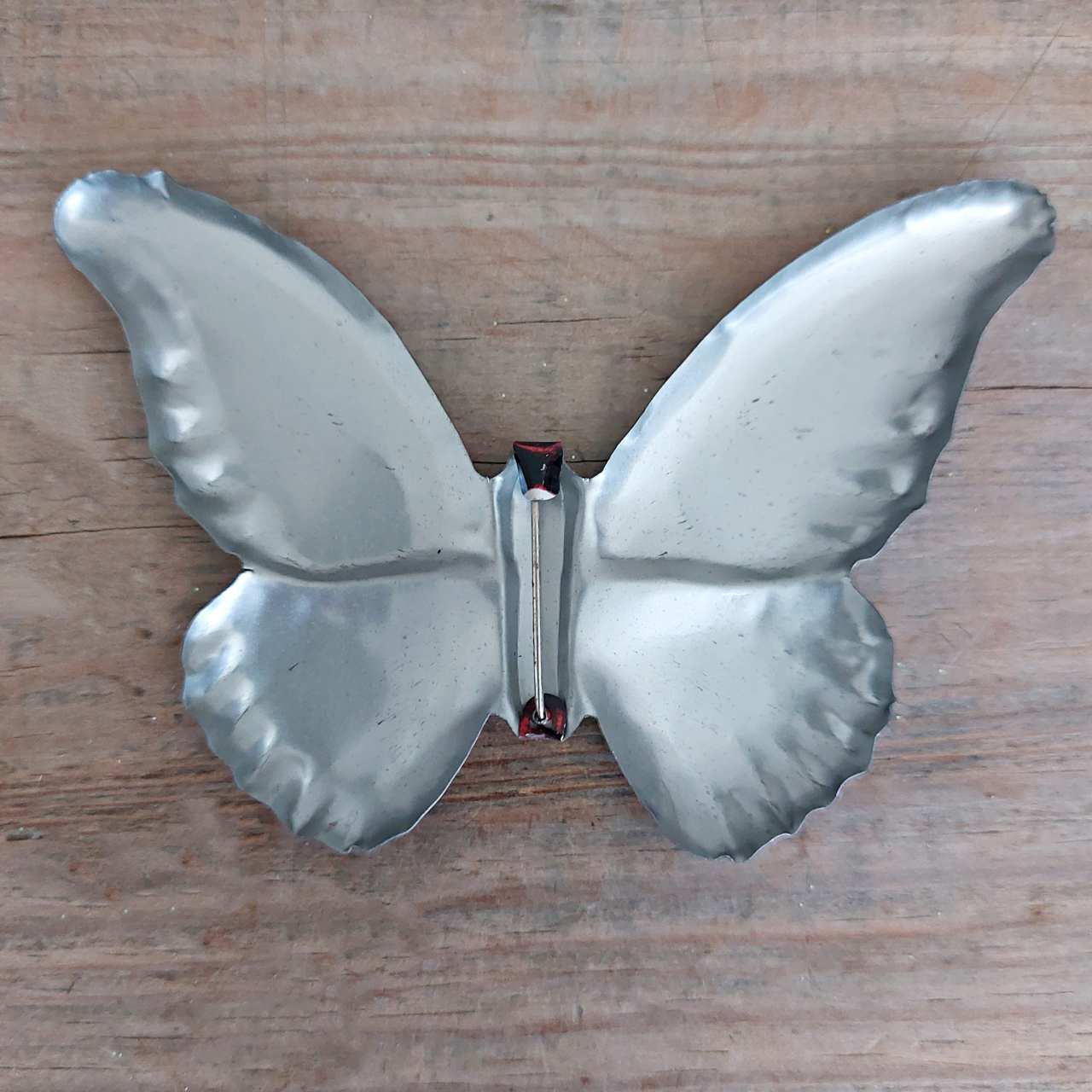 Tin Butterfly Brooch