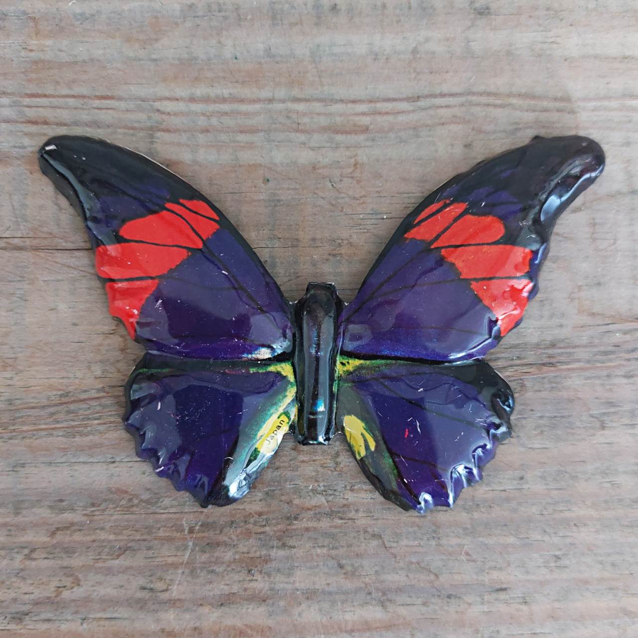 Tin Butterfly Brooch