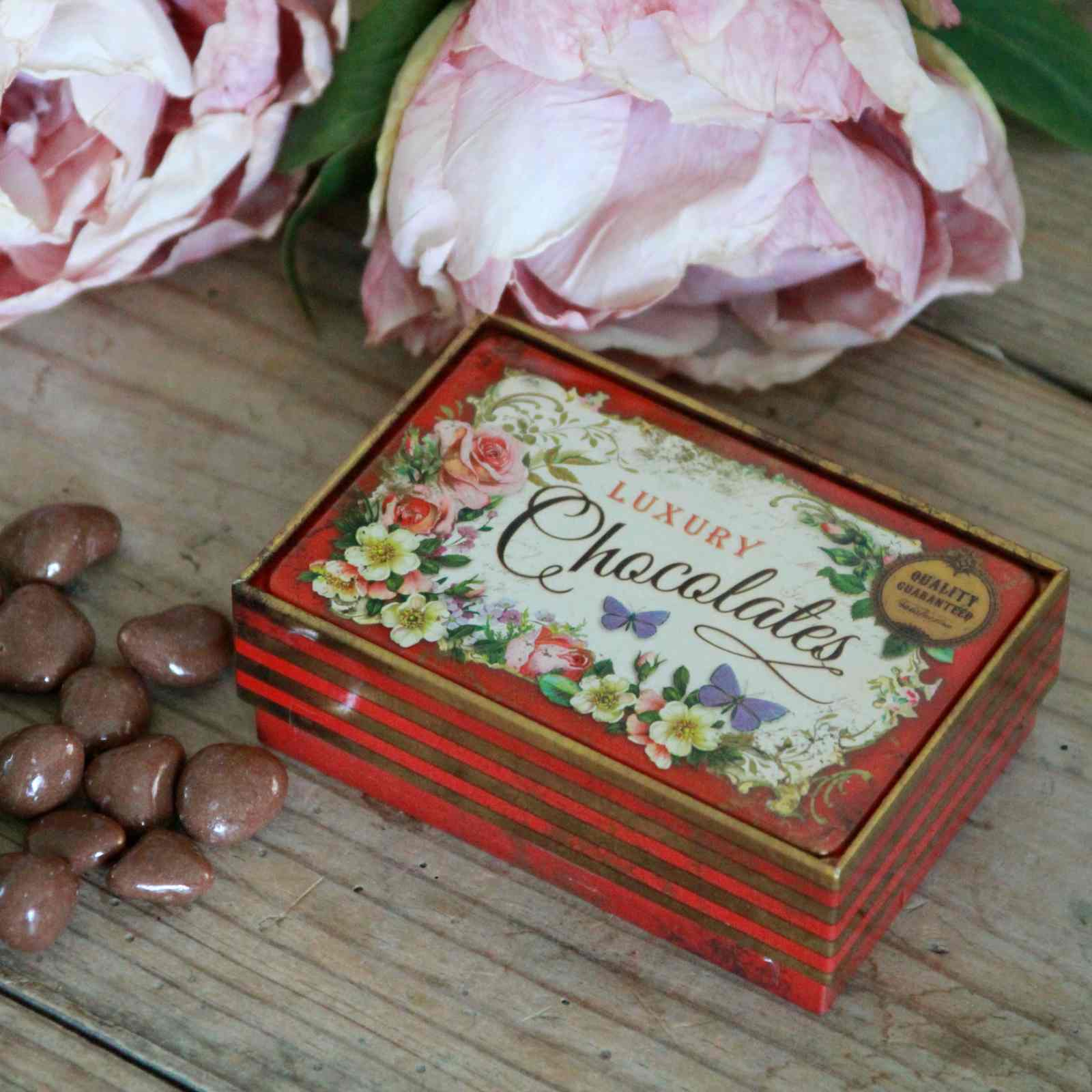 Vintage Chocolate Tin - Honeycomb