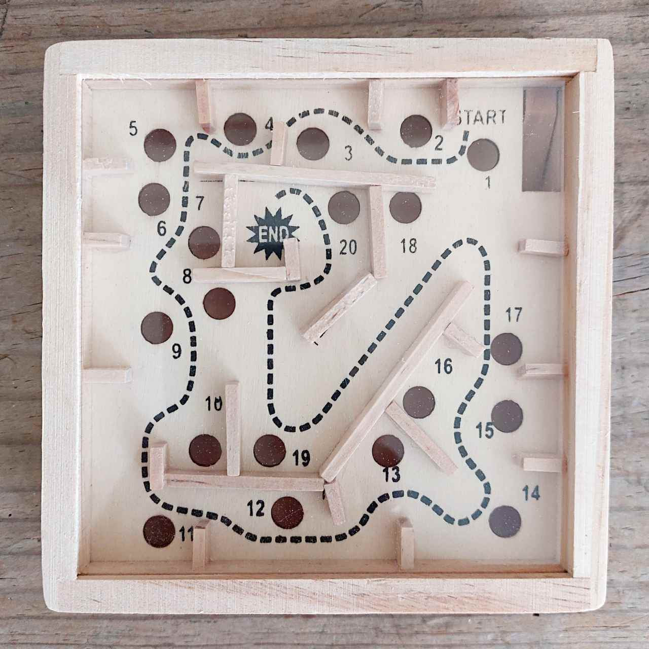 Wooden Labyrinth Game