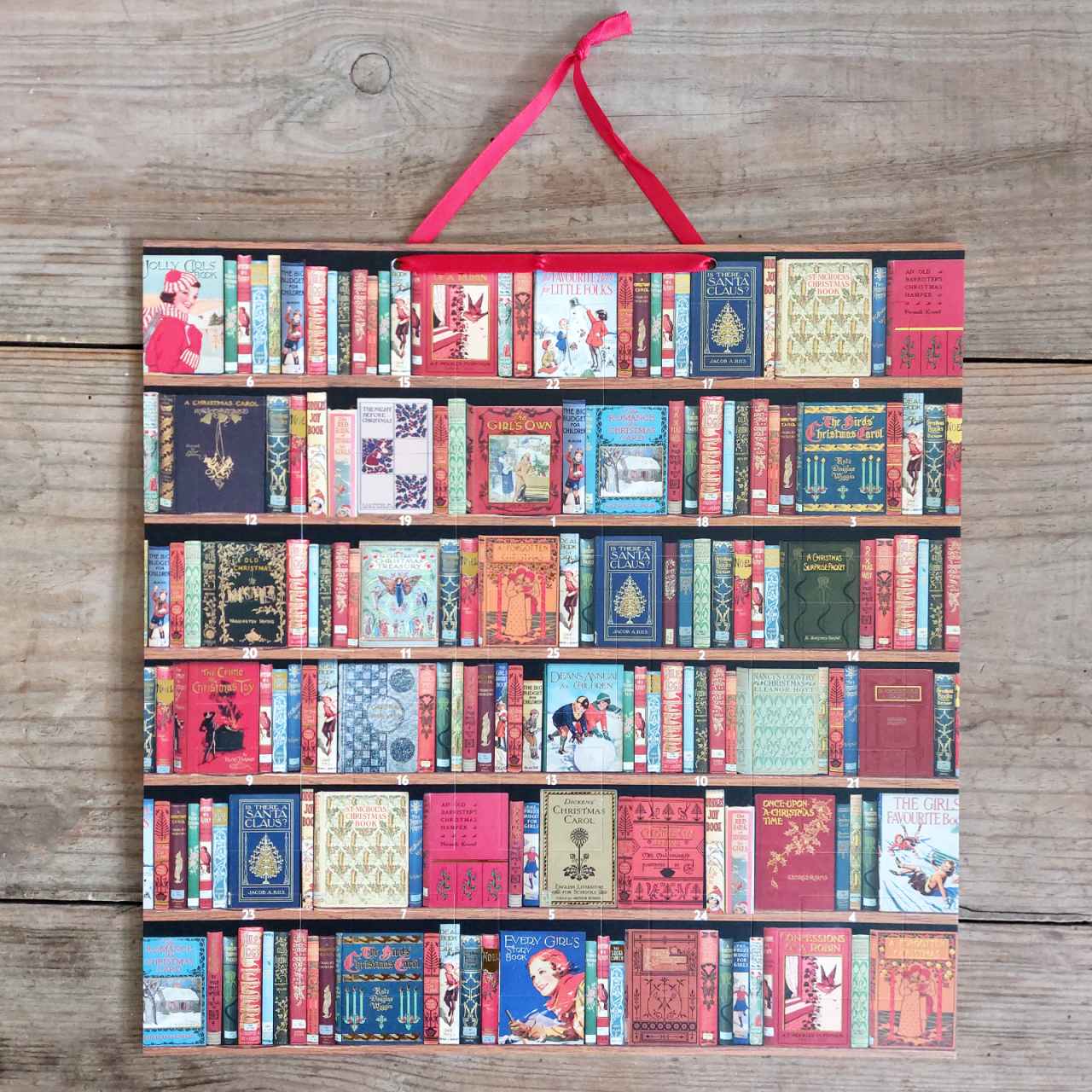 Christmas Bookshelves Advent Calendar