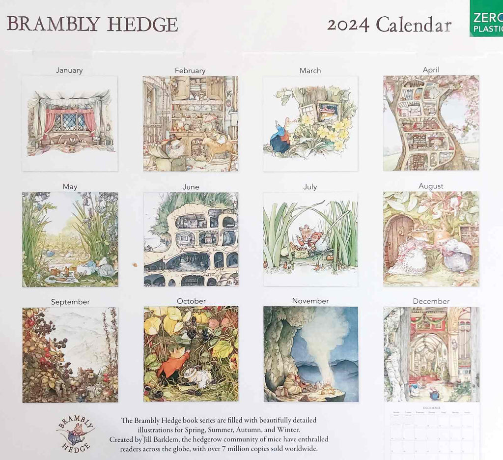 Brambly Hedge Calendar 2024