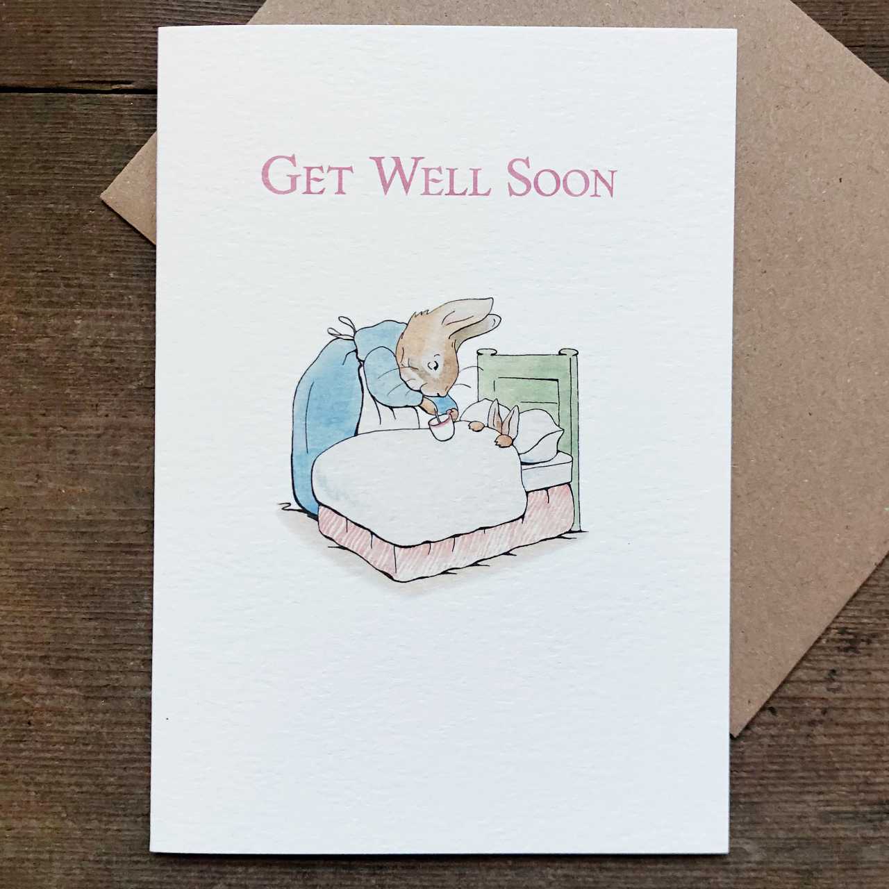 Beatrix Potter Get Well Soon Card