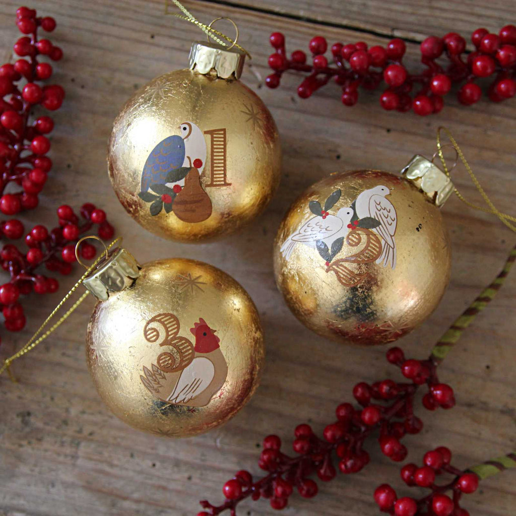 12 Days of Christmas Bauble Set