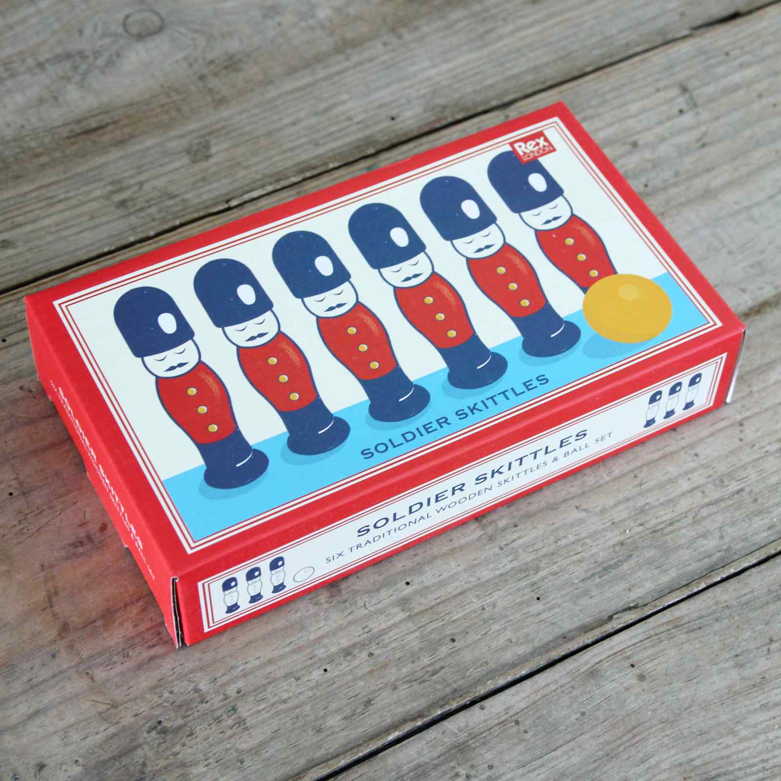 Soldier Skittles Wooden Toy