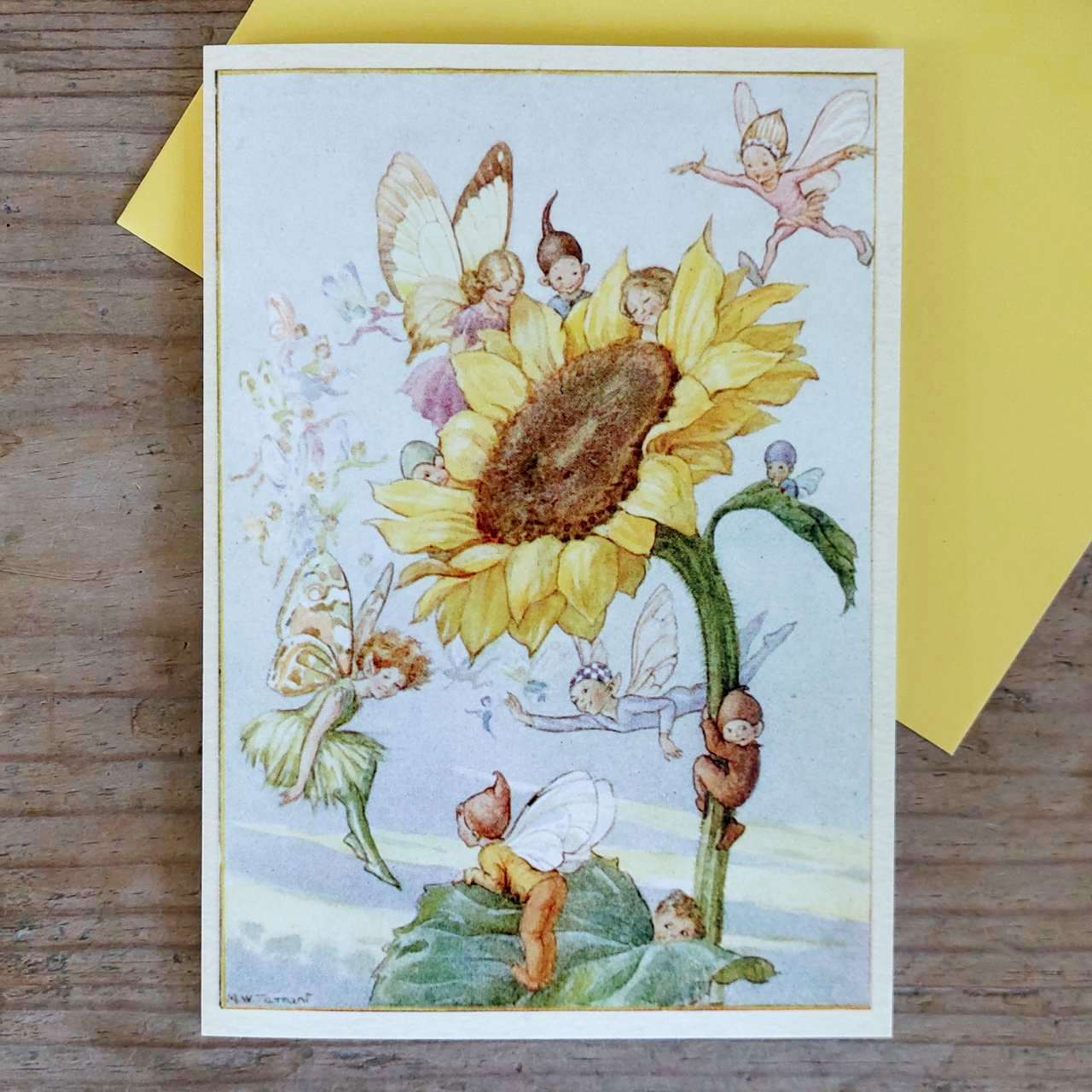 Sunflower Fairies - Greeting Card